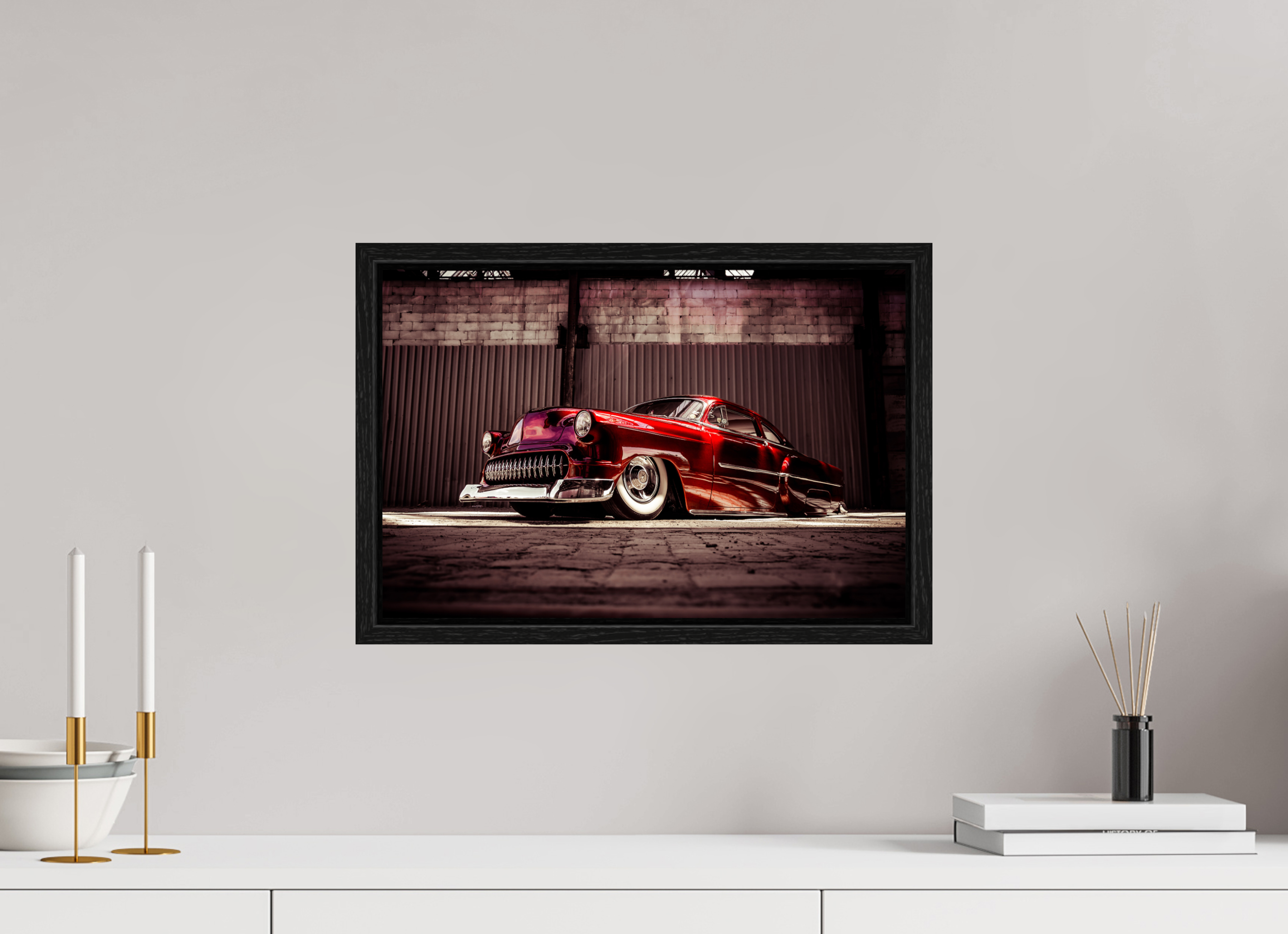 45 x 30 cm, Floater Frame The Kandy Devil Kustom