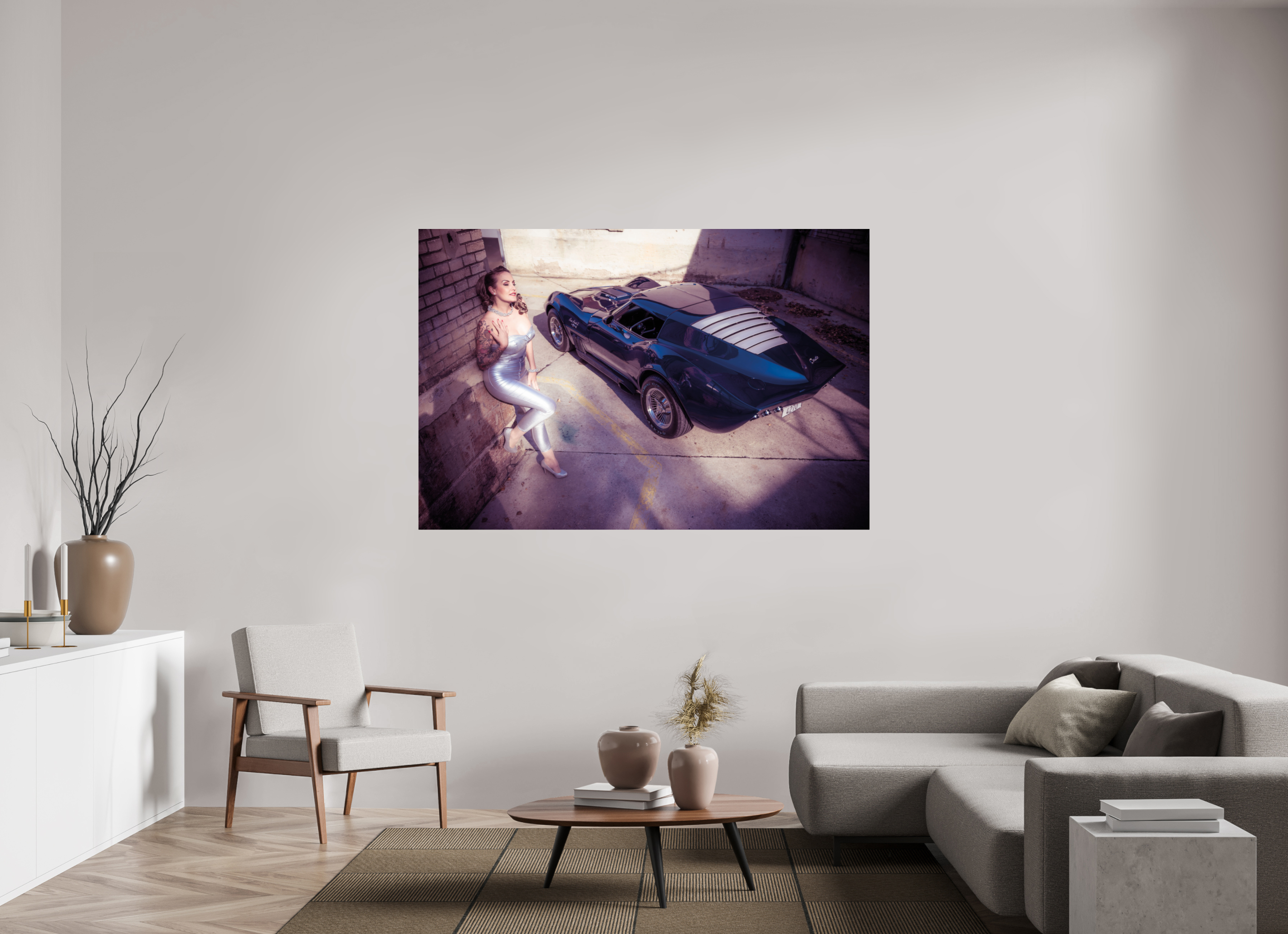 180 x 120 cm, Photo Print On Fuji Crystal DP II Zoe Scarlett Maka Shark II