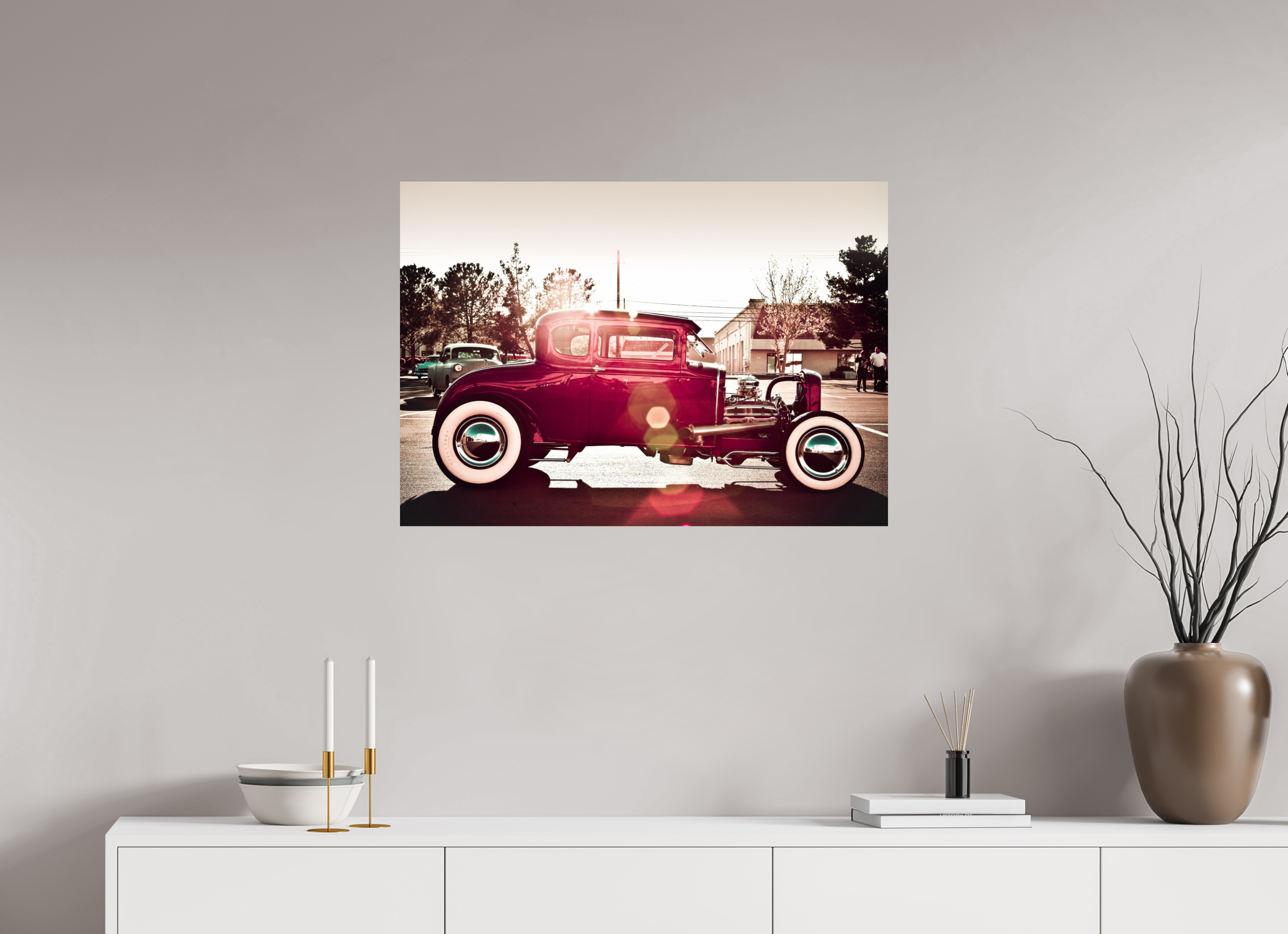 DIN A1 (84,1 x 59,4 cm), Photo Print On Fuji Crystal DP II Red Hot Rod
