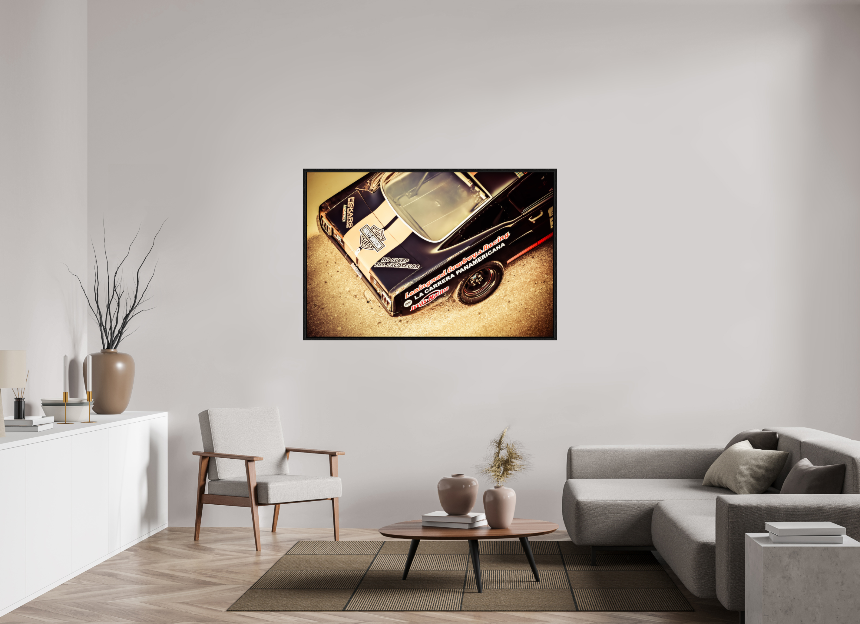 150 x 100 cm, Floater Frame La Carrera Panamerica Mexico - II