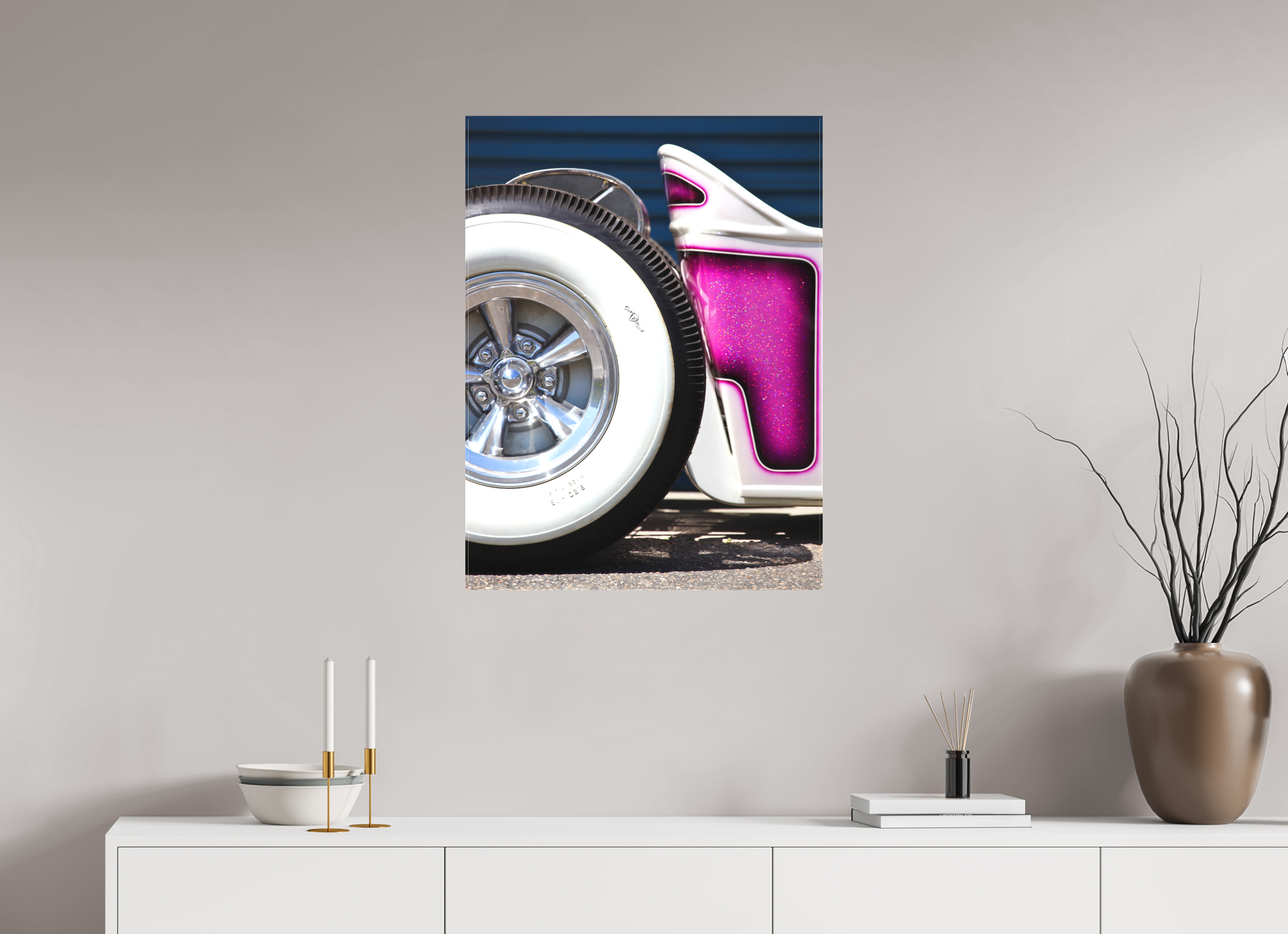 60 x 80 cm, Leinwand matt Hot Rods: Singapore Sling