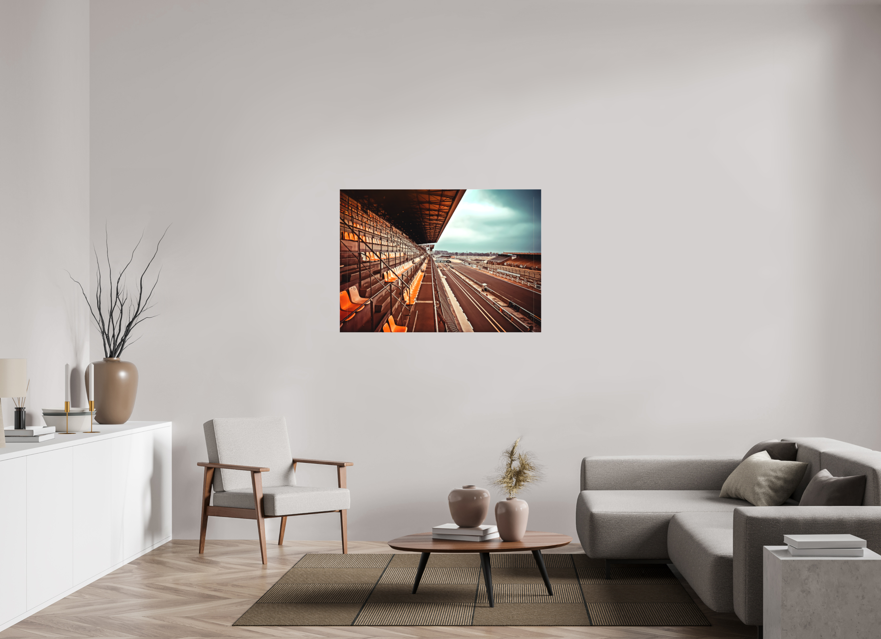 DIN A0 (118,9 x 84,1 cm), Leinwand matt Le Mans 24 Heures du Mans Racing - III