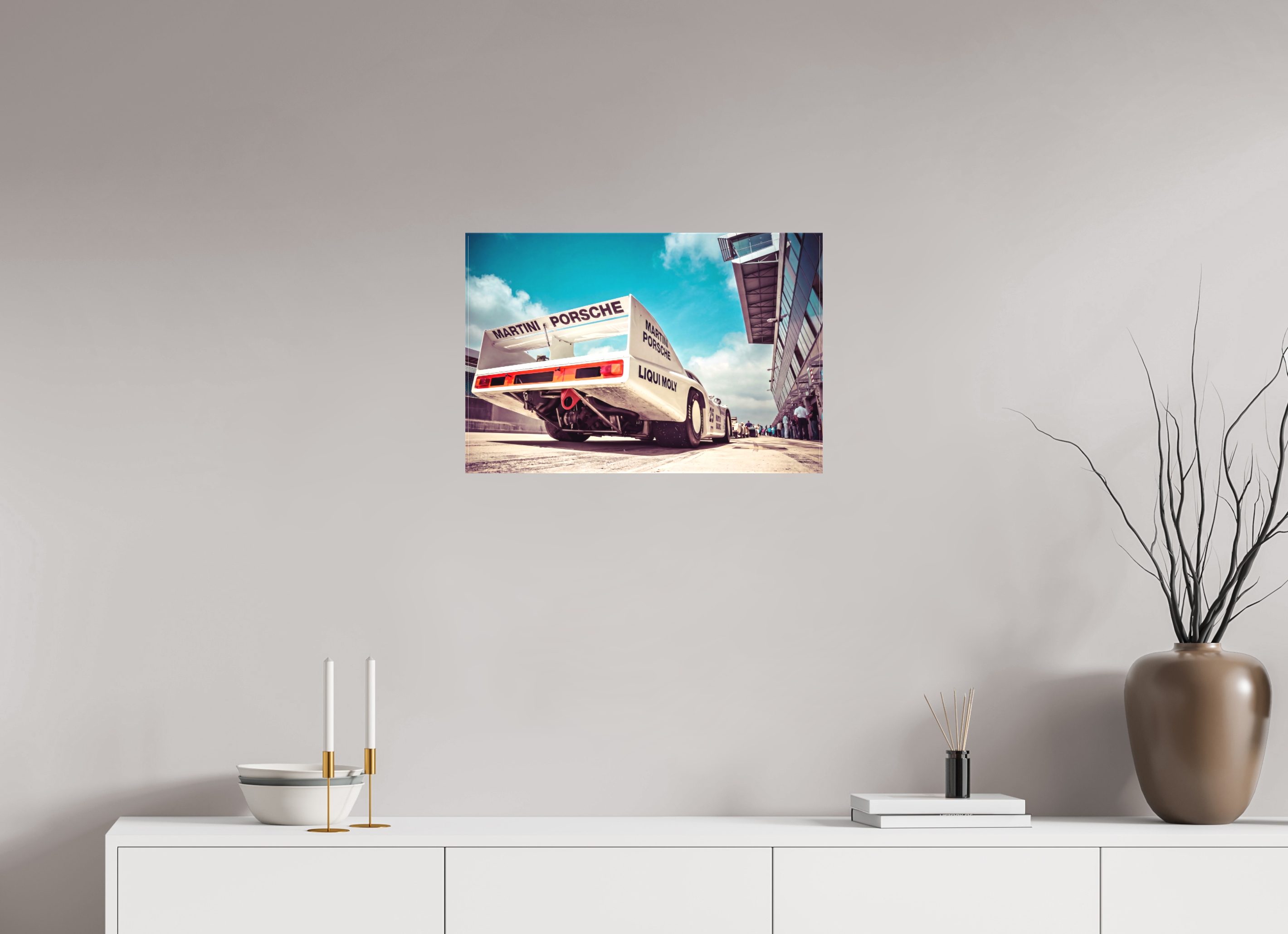 60 x 40 cm, Leinwand matt Le Mans - Porsche 936