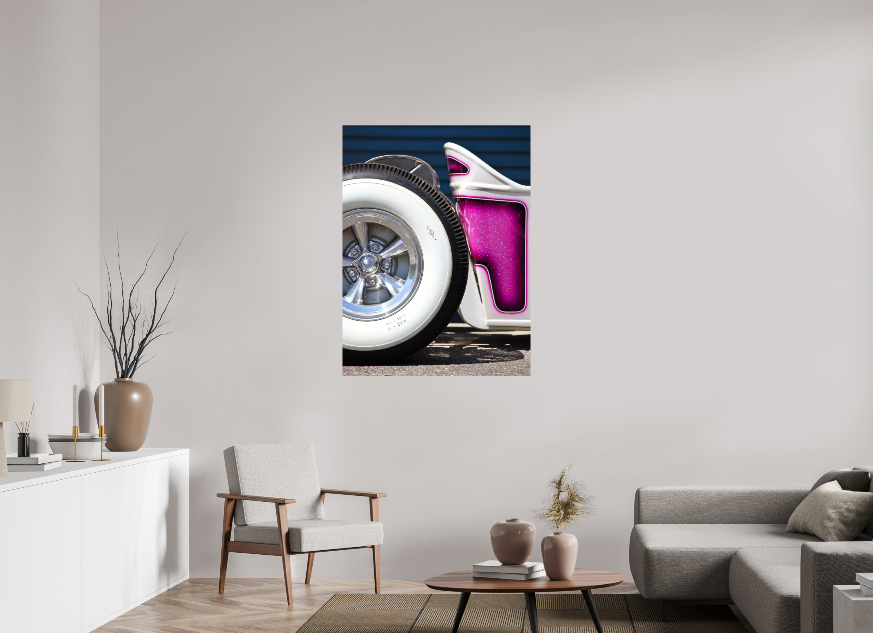 90 x 120 cm, Photo Print On Fuji Crystal DP II Hot Rods: Singapore Sling