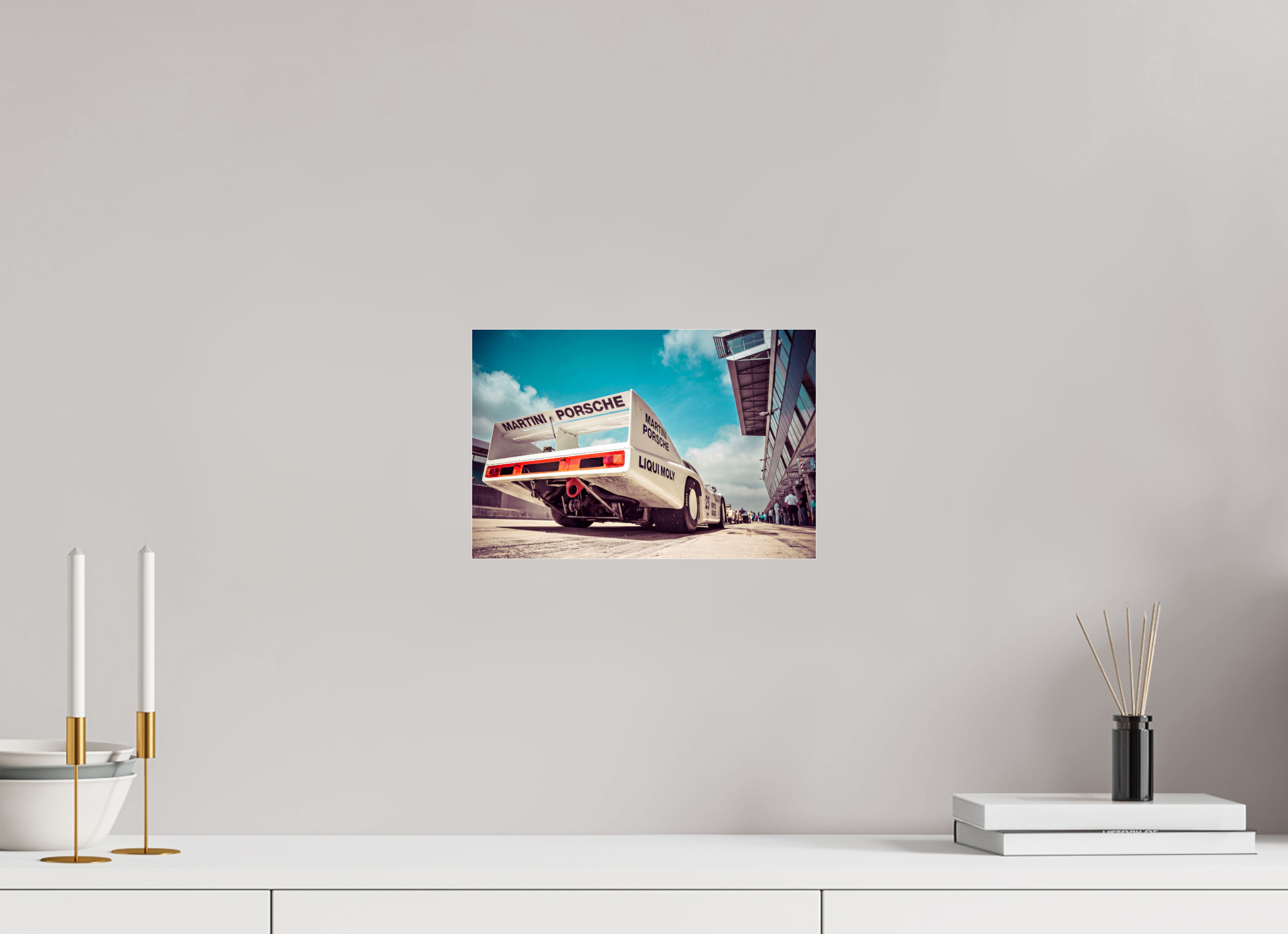 30 x 20 cm, Photo Print Under Acrylic Glass Le Mans - Porsche 936