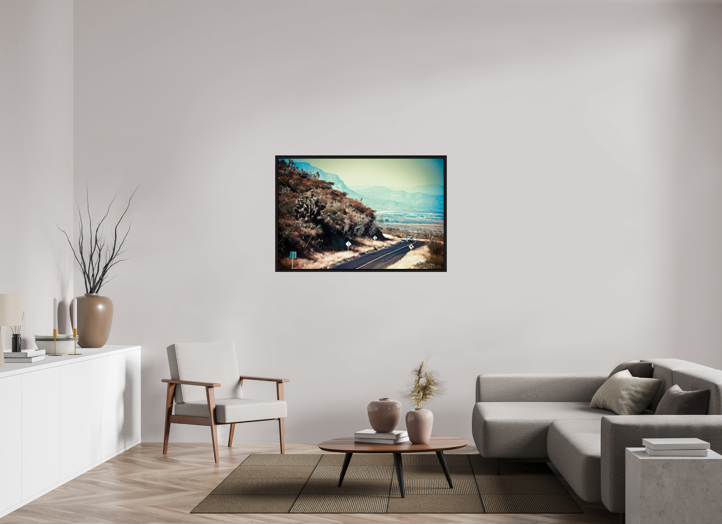 120 x 80 cm, Floater Frame La Carrera Panamerica Mexico - V
