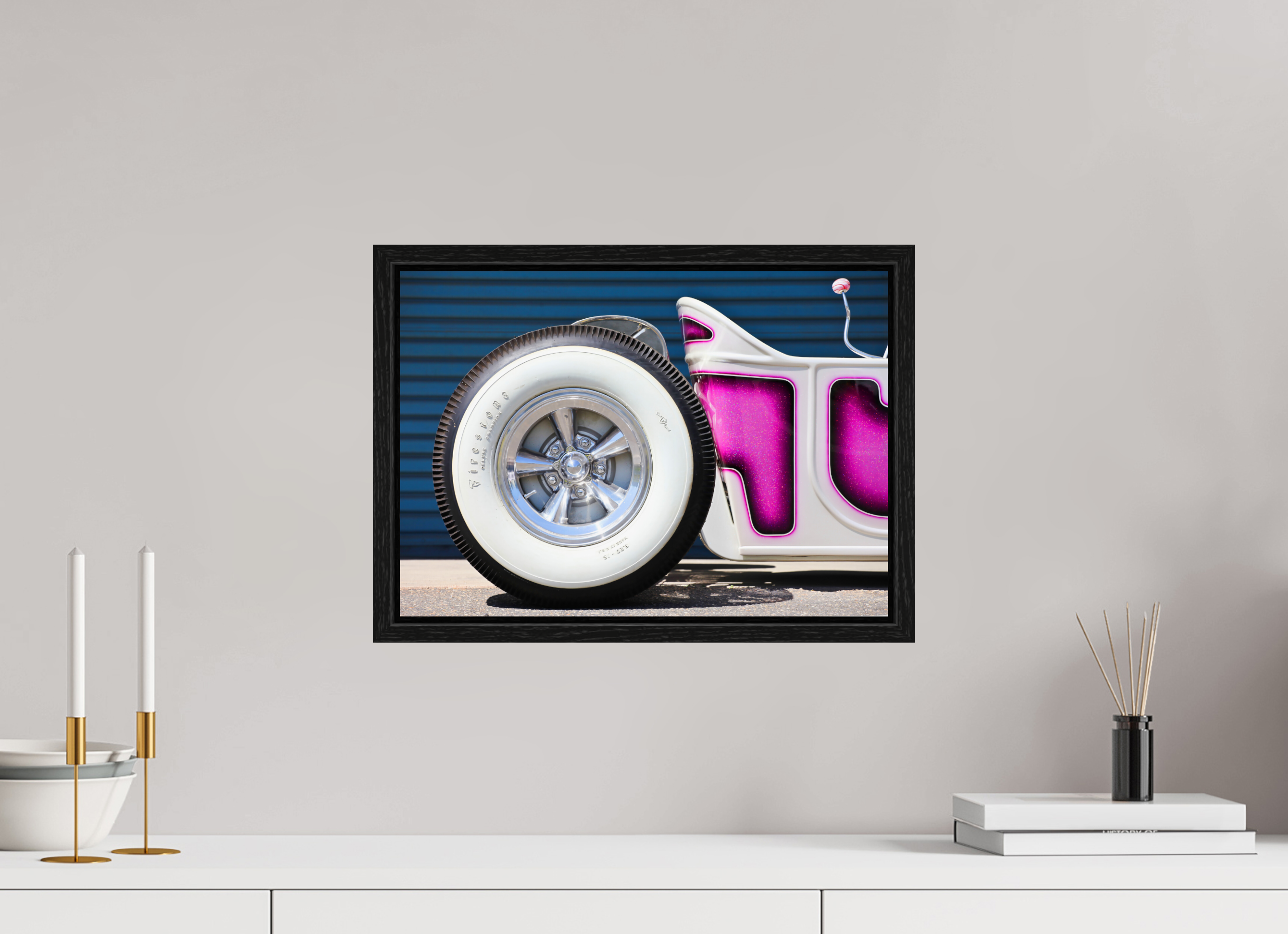 DIN A3 (42 x 29,7 cm), Floater Frame Hot Rod Signapore Sling II