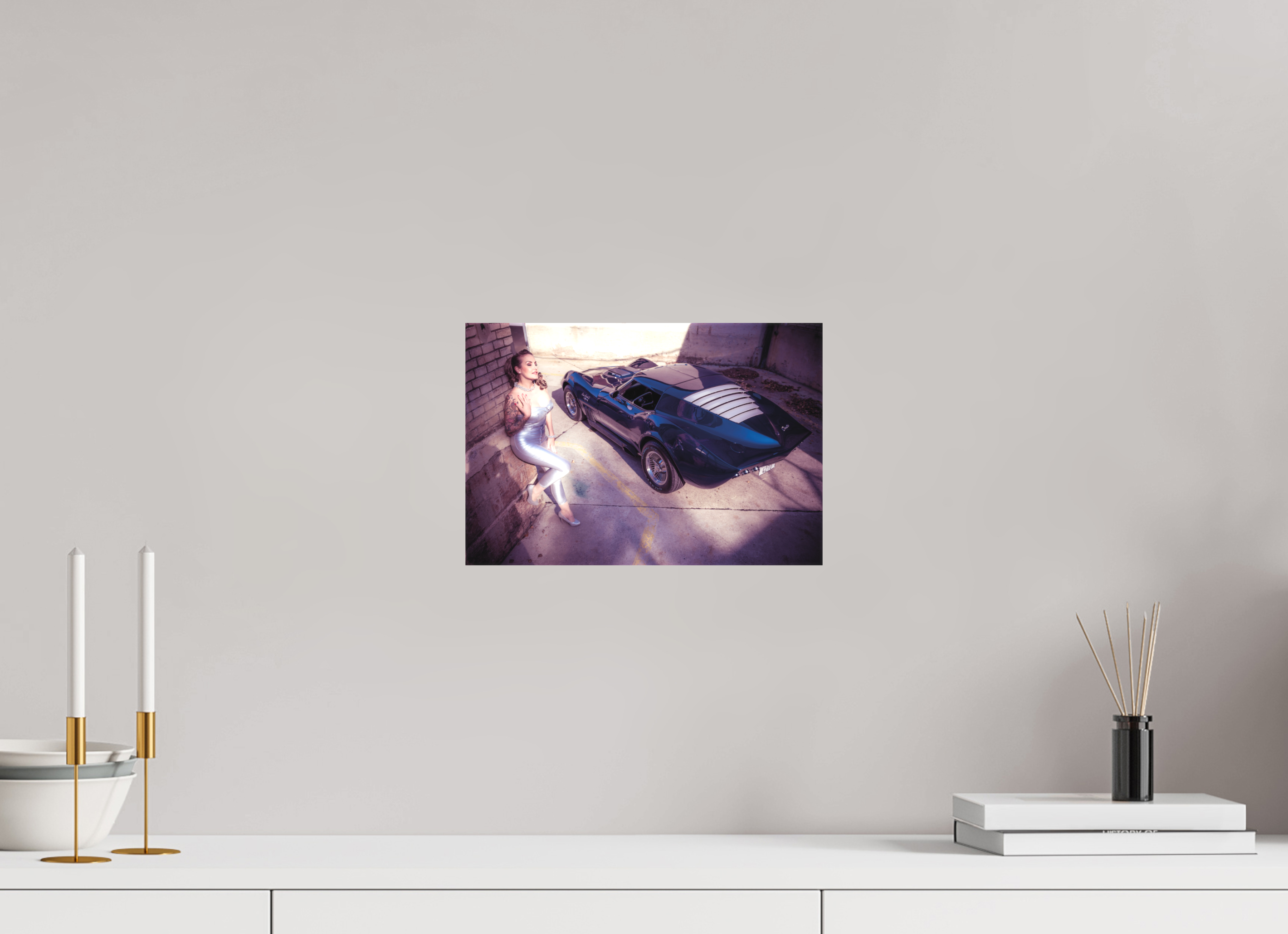 30 x 20 cm, Leinwand matt Zoe Scarlett Maka Shark II