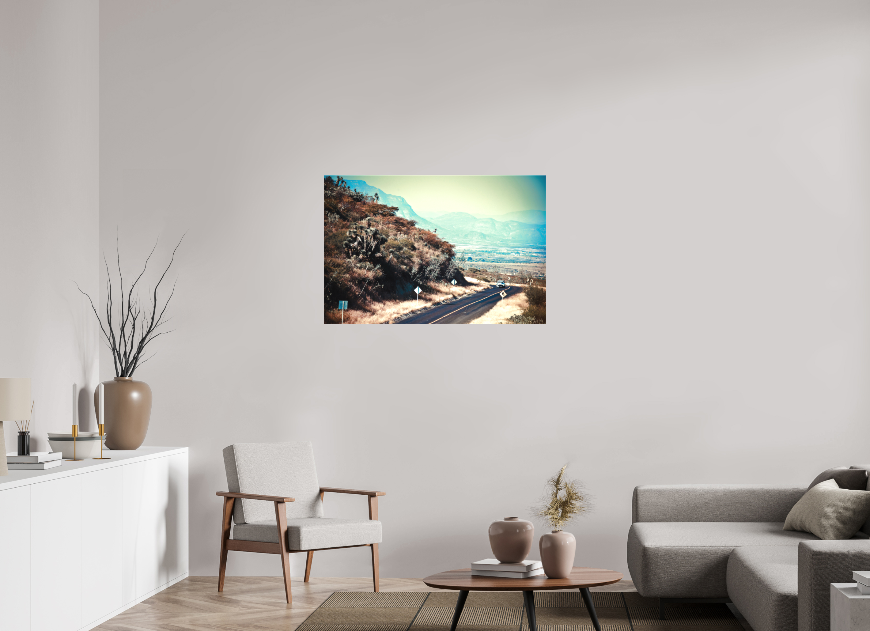 105 x 70 cm, Leinwand matt La Carrera Panamerica Mexico - V