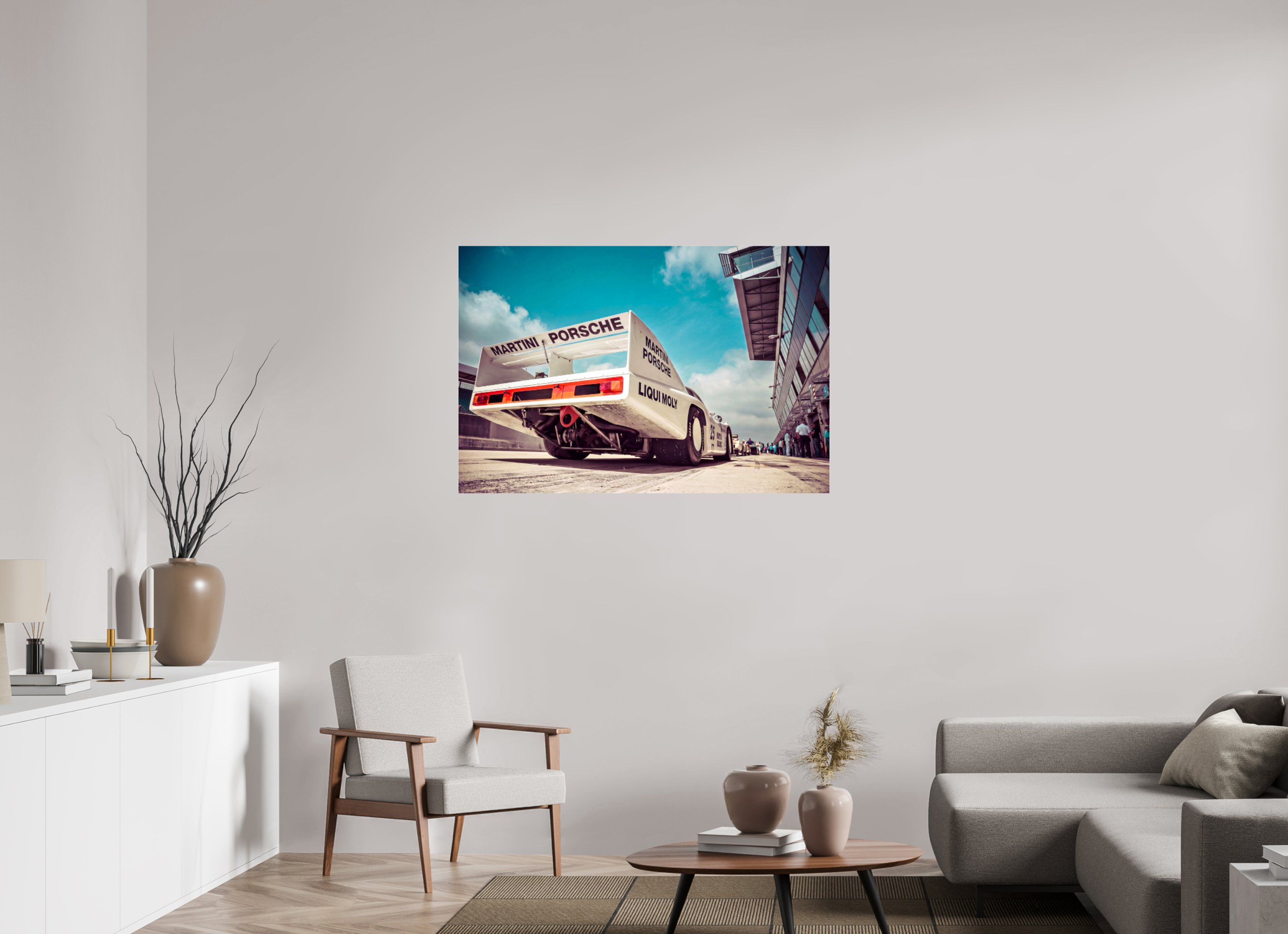 120 x 80 cm, Photo Print Under Acrylic Glass Le Mans - Porsche 936