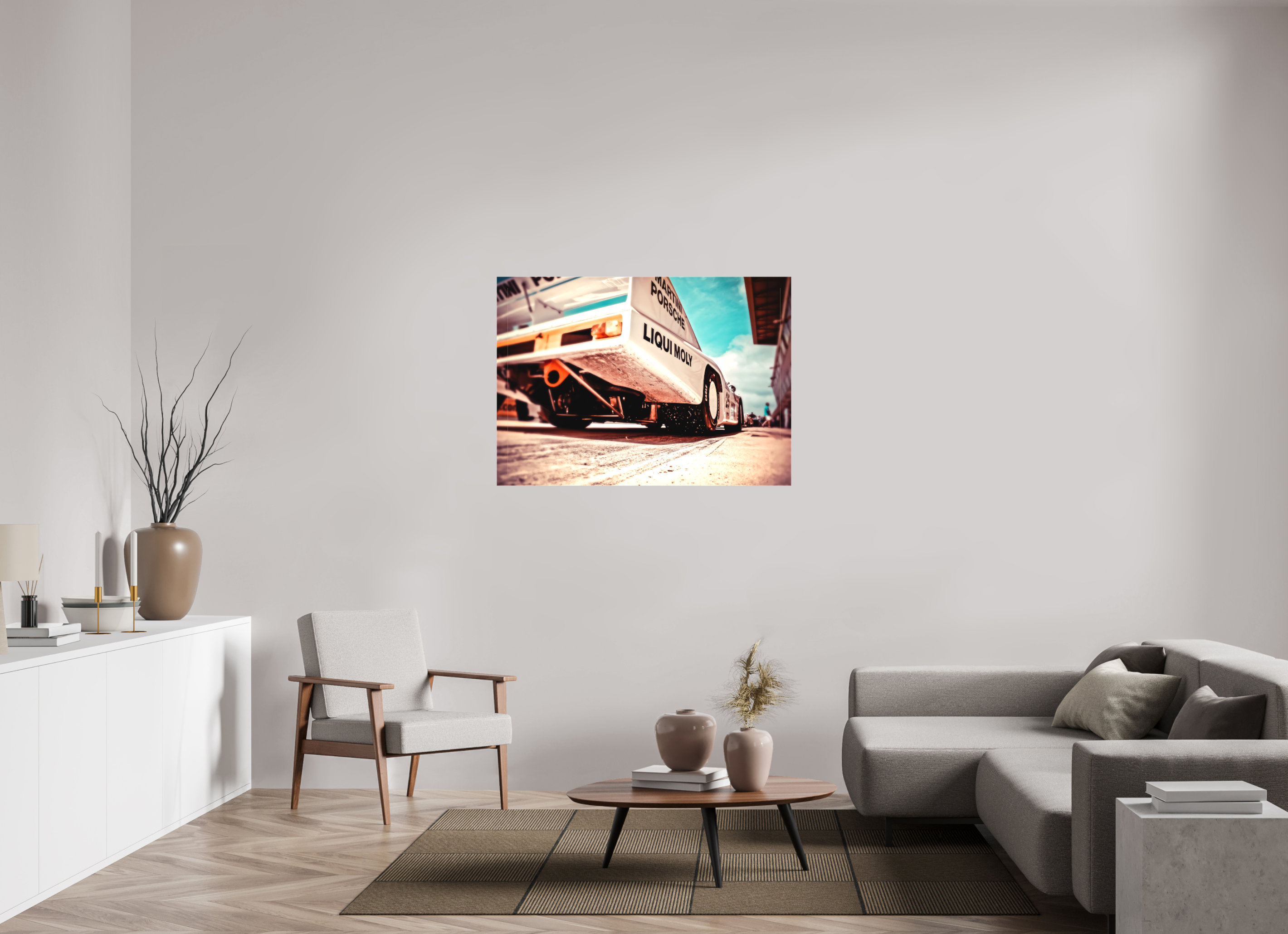 DIN A0 (118,9 x 84,1 cm), Leinwand matt Le Mans 24 Heures du Mans Racing - II