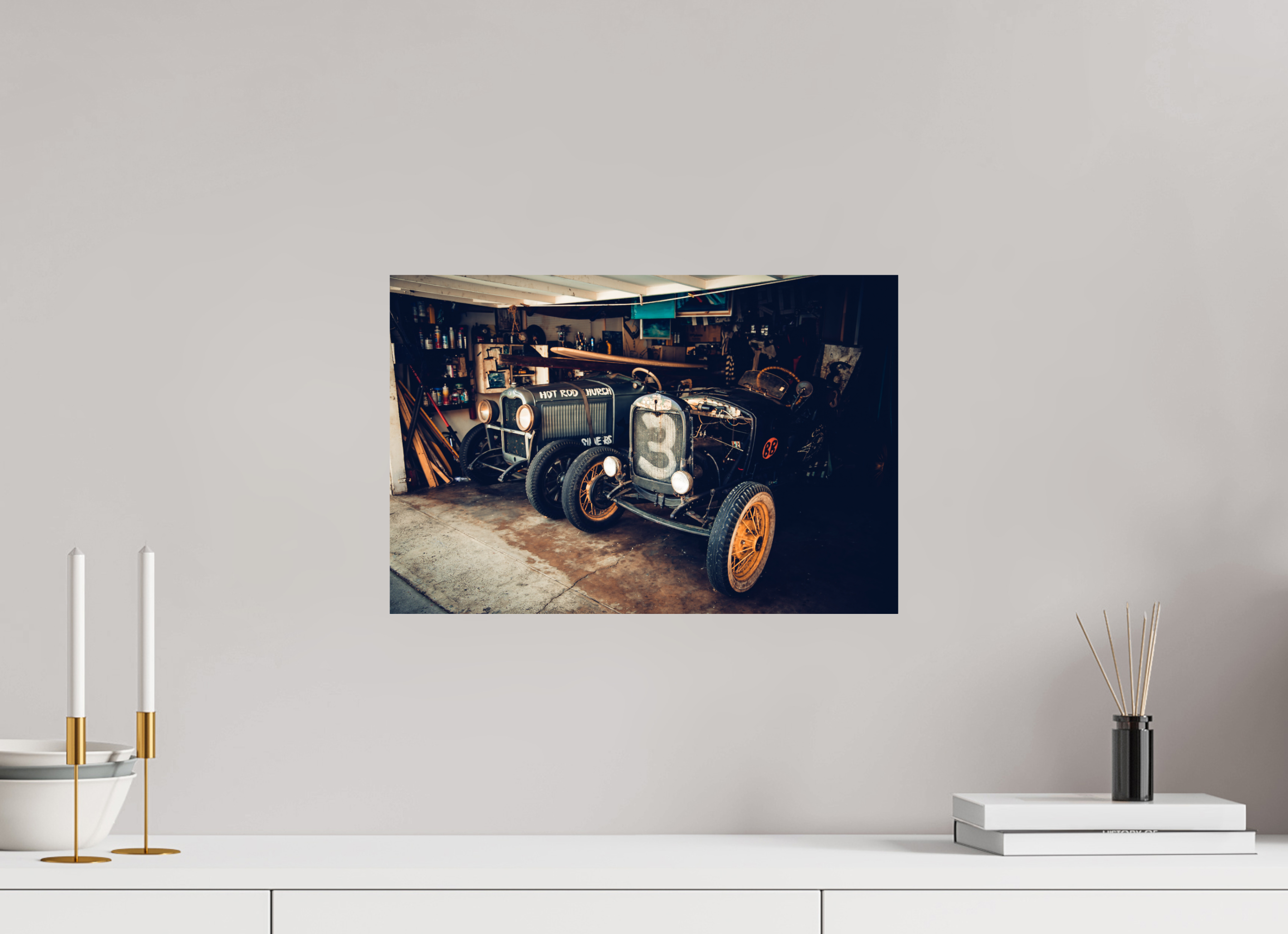 45 x 30 cm, Photo Print On Fuji Crystal DP II New York Garage