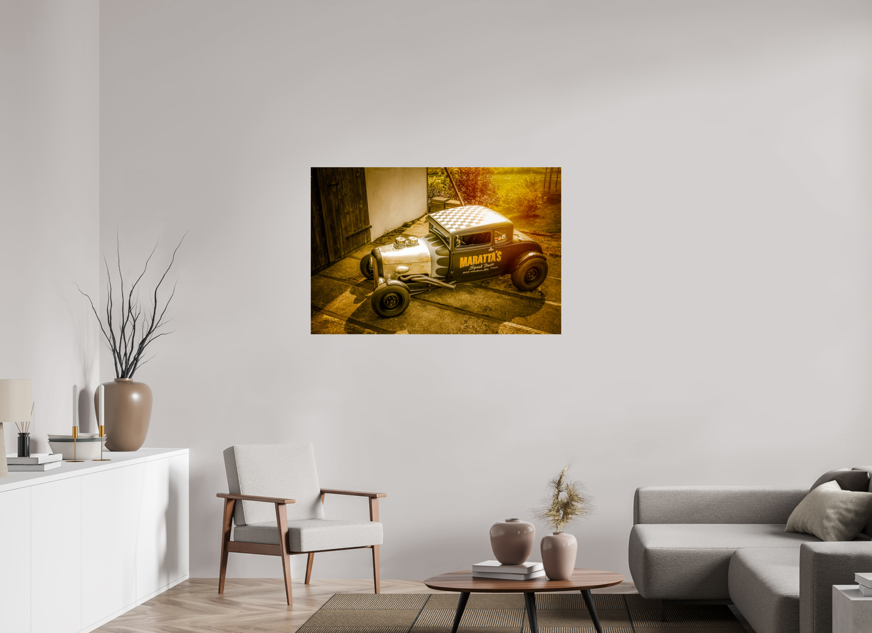 120 x 80 cm, Photo Print On Fuji Crystal DP II Hot Rod Maratta