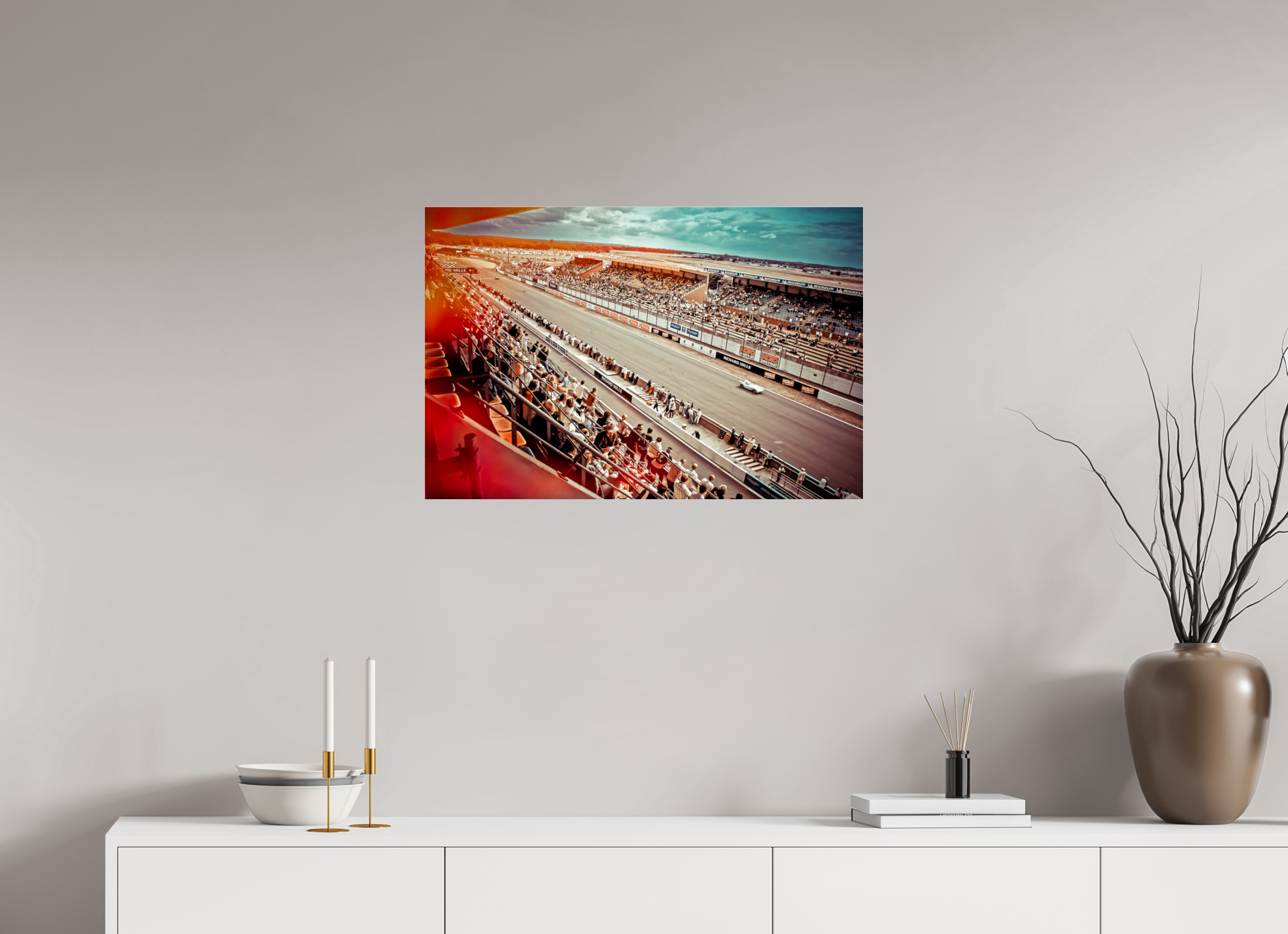 75 x 50 cm, Photo Print Under Acrylic Glass Le Mans - Circuit de la Sarthe