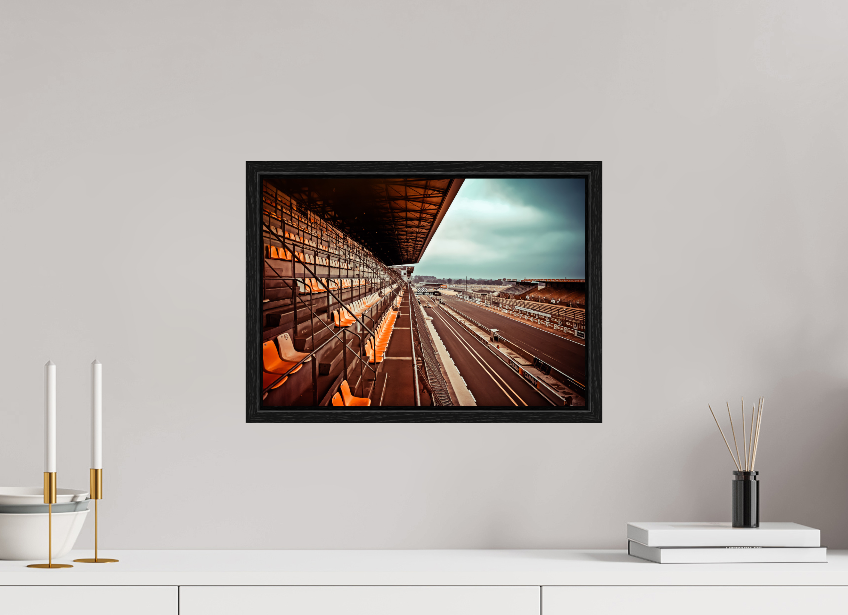 DIN A3 (42 x 29,7 cm), Floater Frame Le Mans 24 Heures du Mans Racing - III