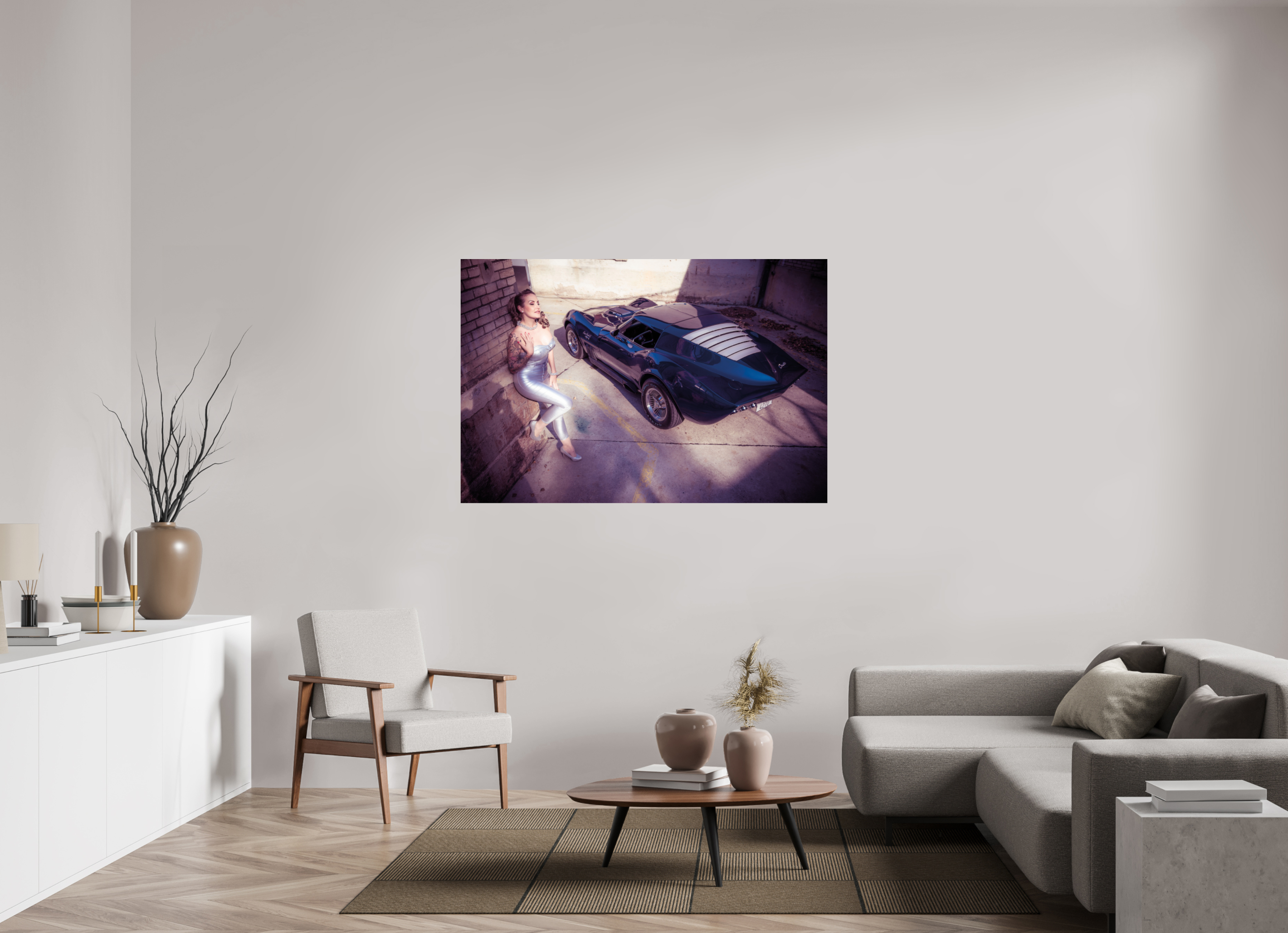 150 x 100 cm, Photo Print On Fuji Crystal DP II Zoe Scarlett Maka Shark II