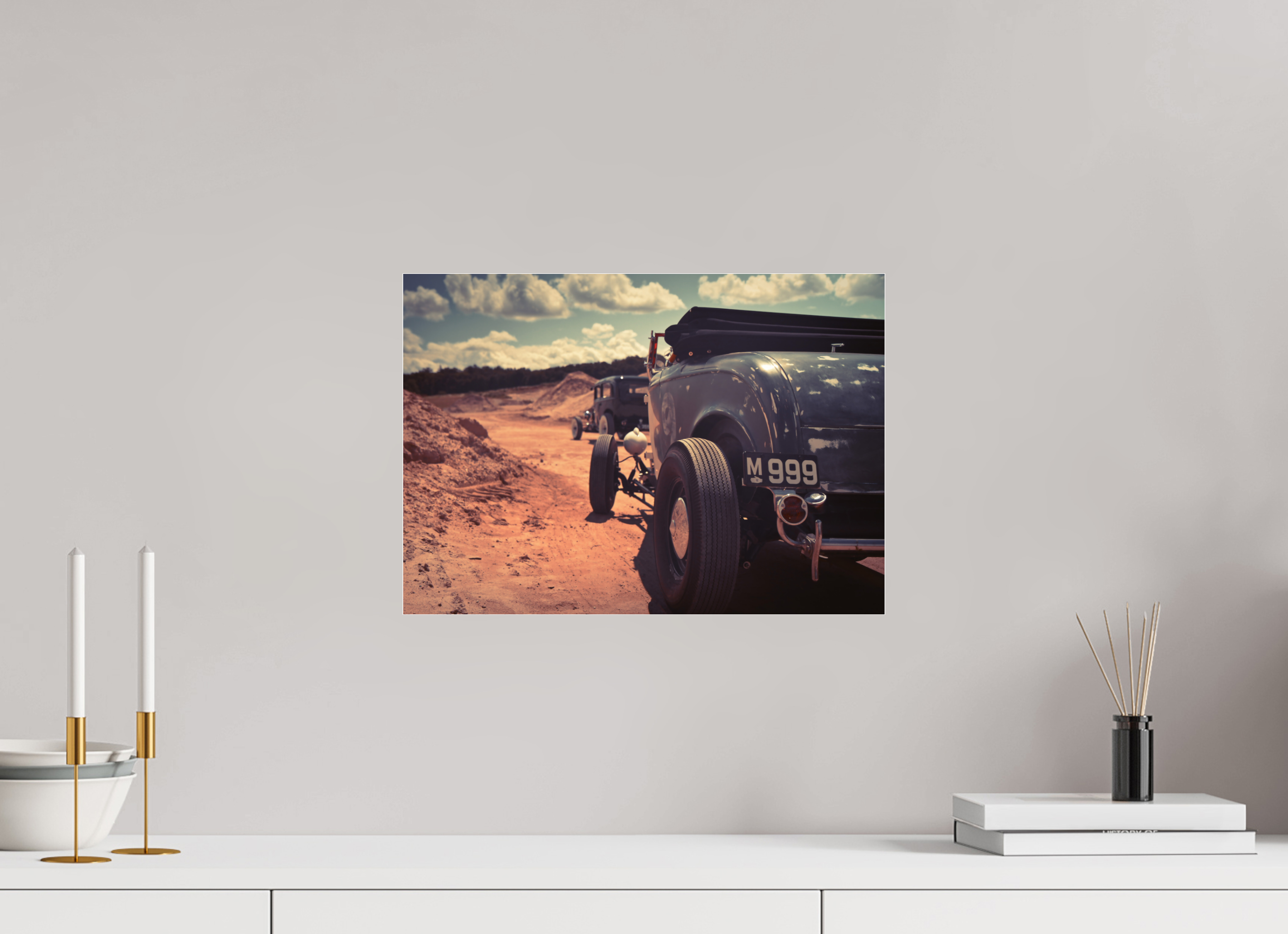 DIN A3 (42 x 29,7 cm), Photo Print Under Acrylic Glass Hot Rods at South Island Rumble
