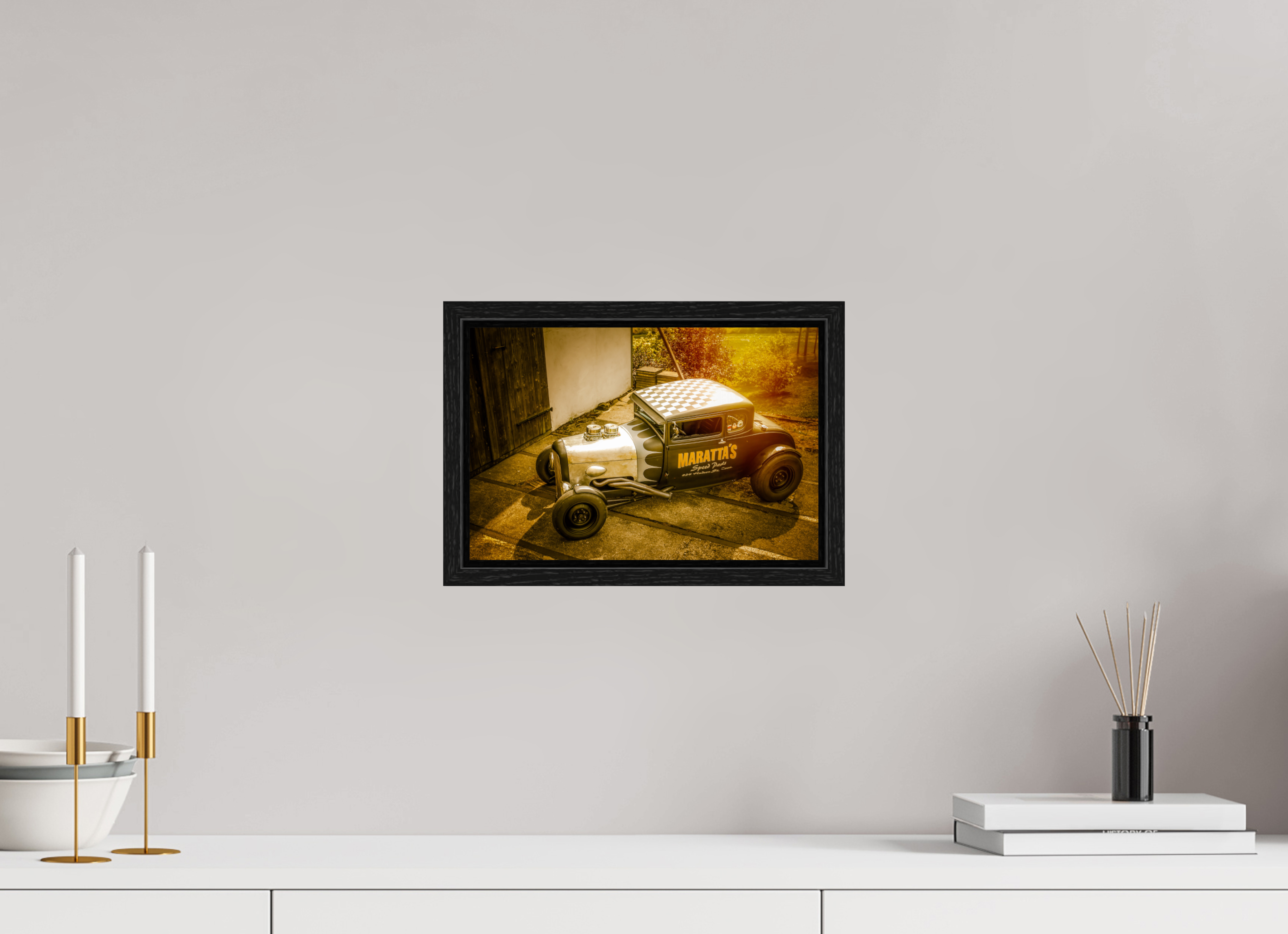 30 x 20 cm, Floater Frame Hot Rod Maratta
