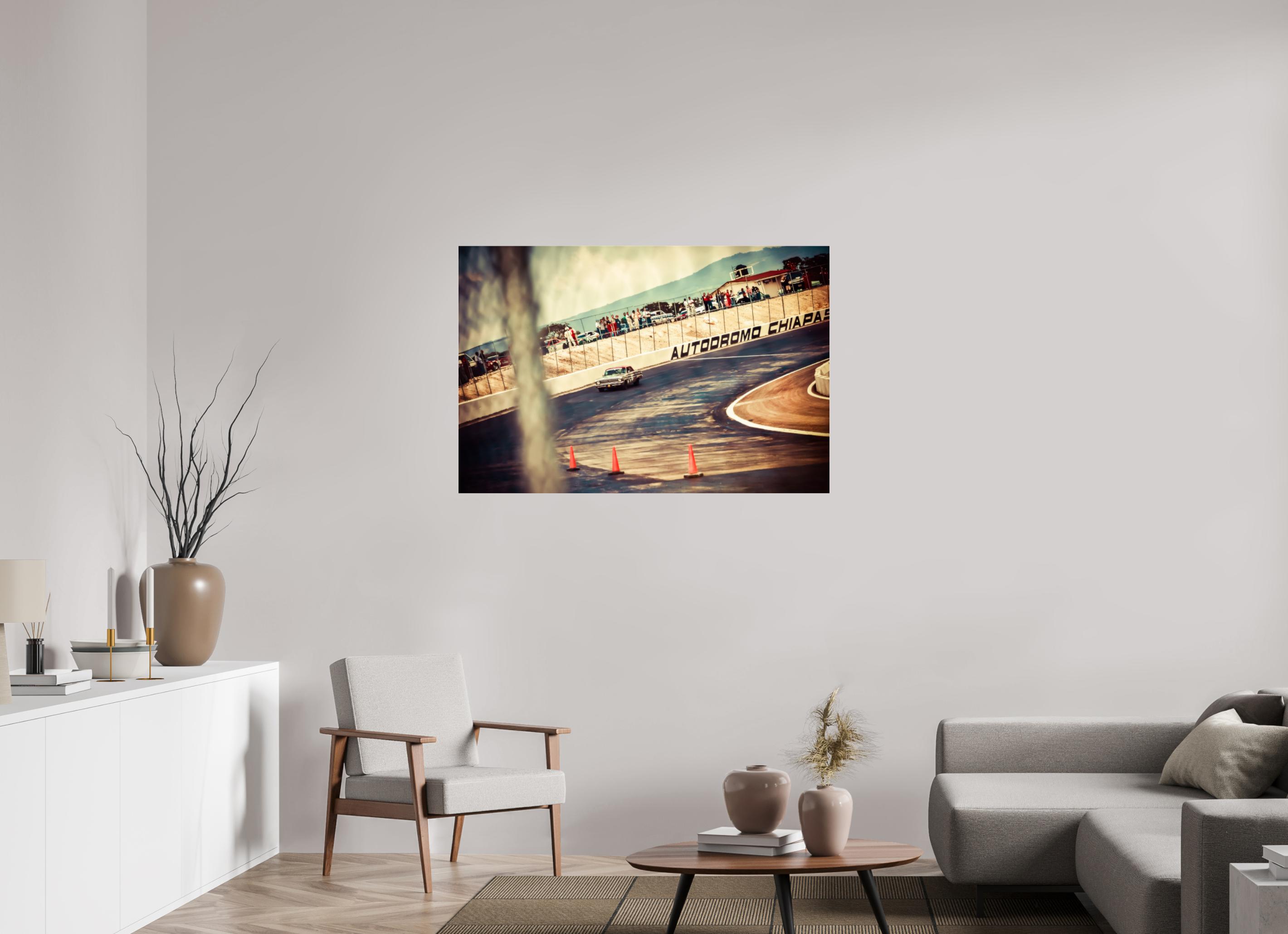 120 x 80 cm, Photo Print Under Acrylic Glass La Carrera Panamerica Mexico