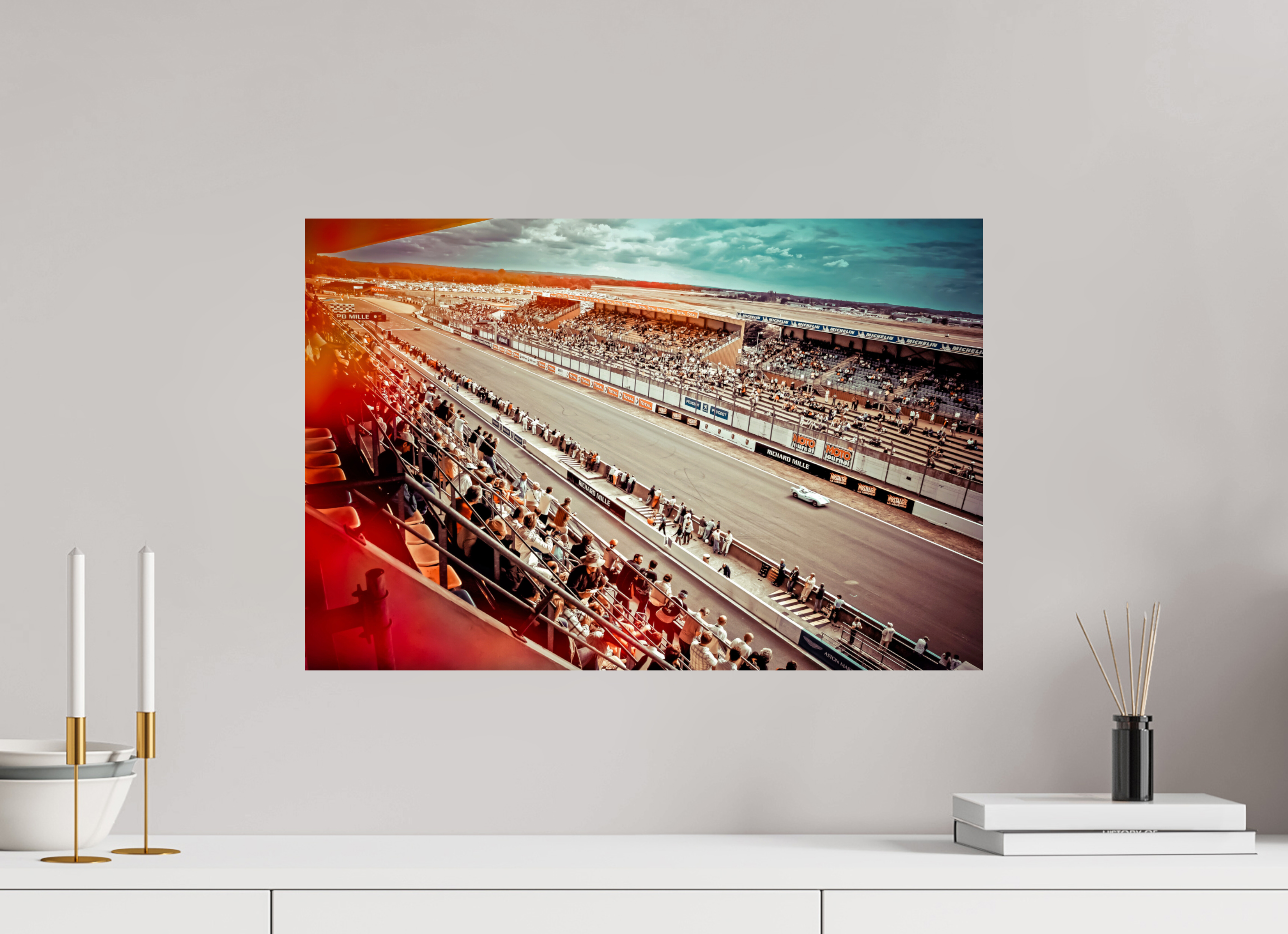 60 x 40 cm, Photo Print On Fuji Crystal DP II Le Mans - Circuit de la Sarthe