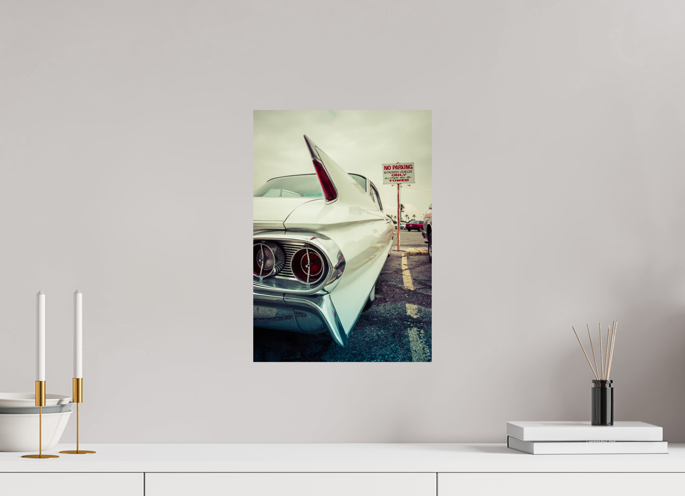 DIN A3 (29,7 x 42 cm), Photo Print On Fuji Crystal DP II White Cadillac Vegas