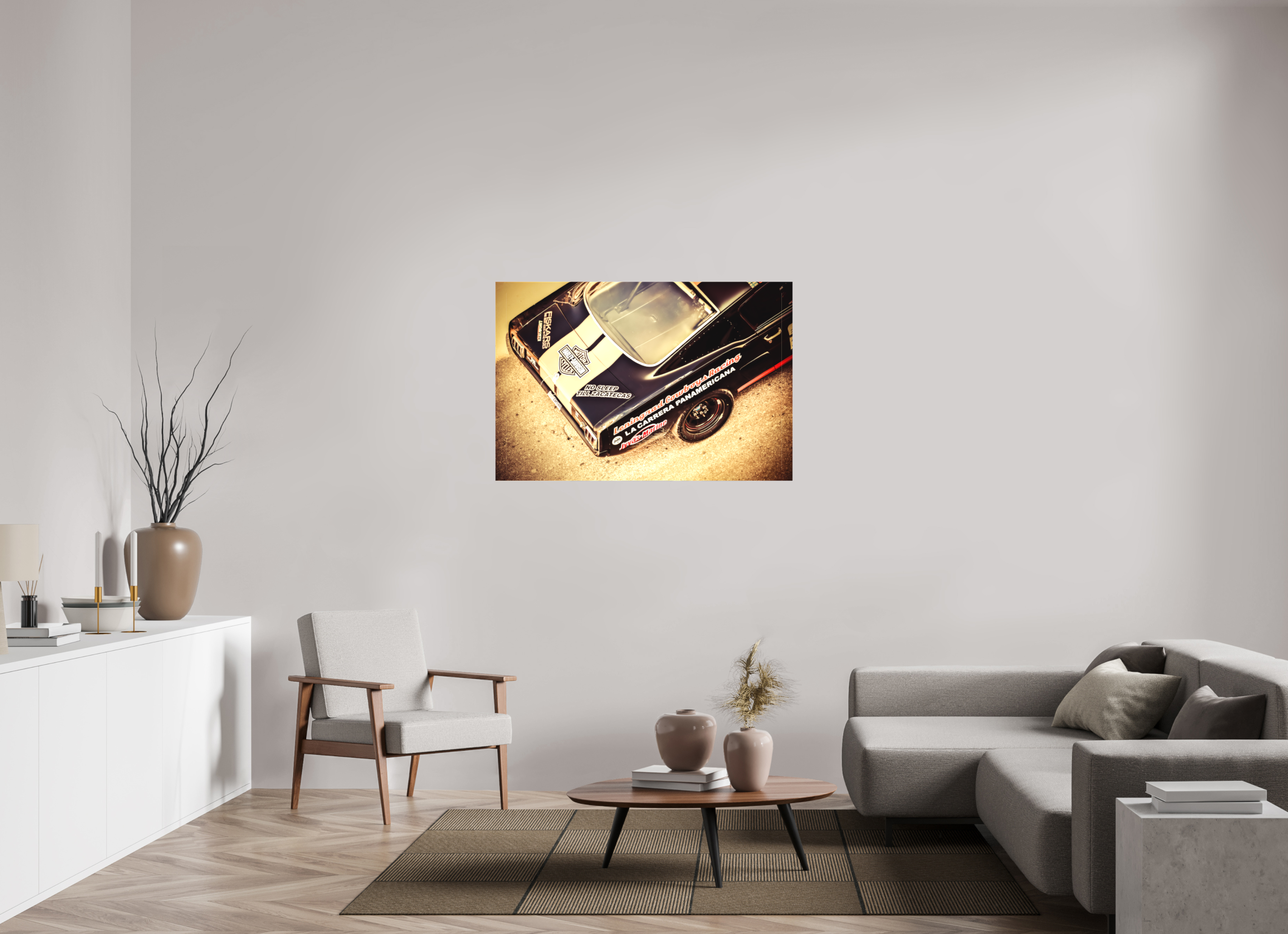 120 x 80 cm, Leinwand matt La Carrera Panamerica Mexico - II