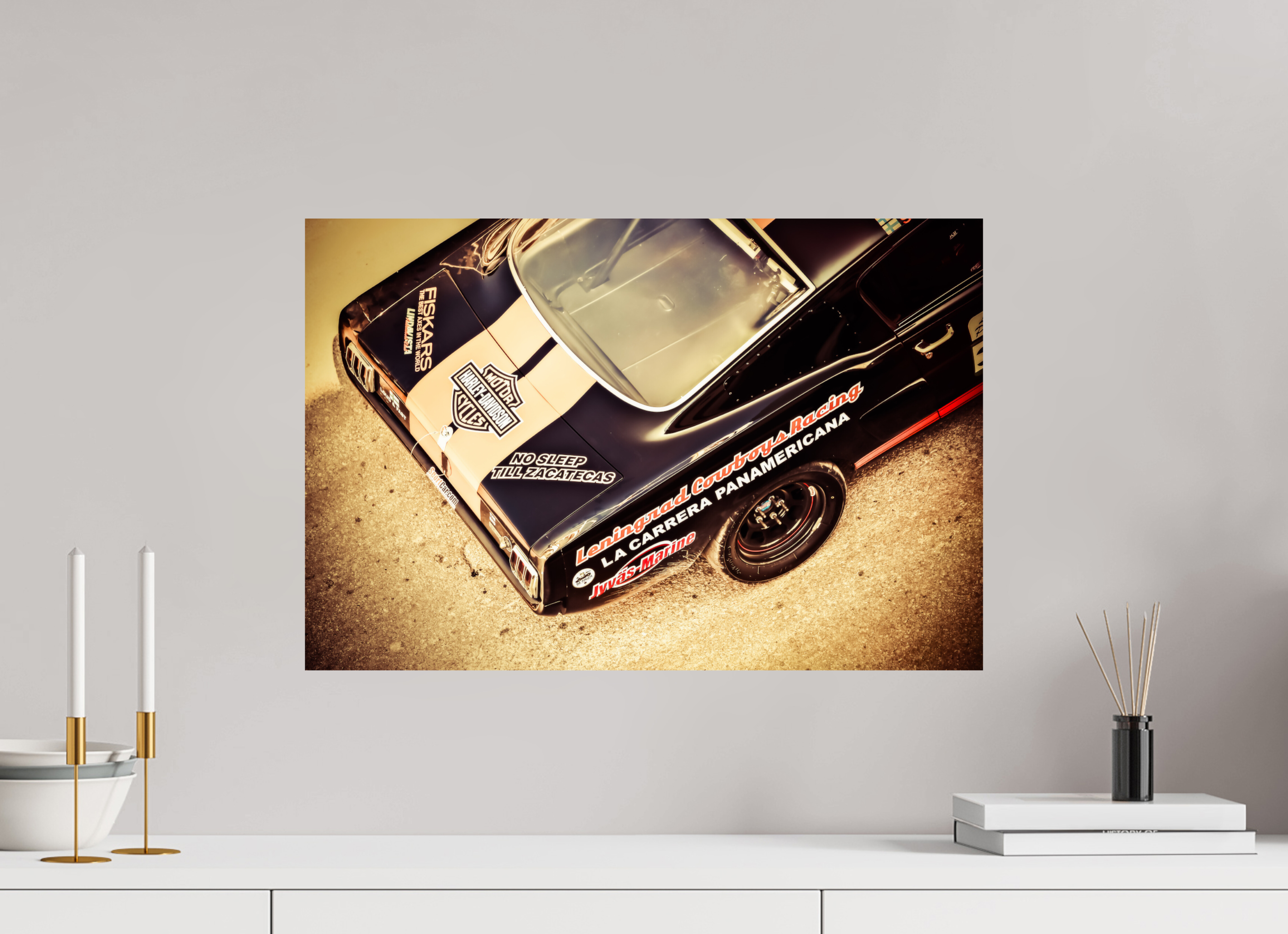 60 x 40 cm, Photo Print On Fuji Crystal DP II La Carrera Panamerica Mexico - II