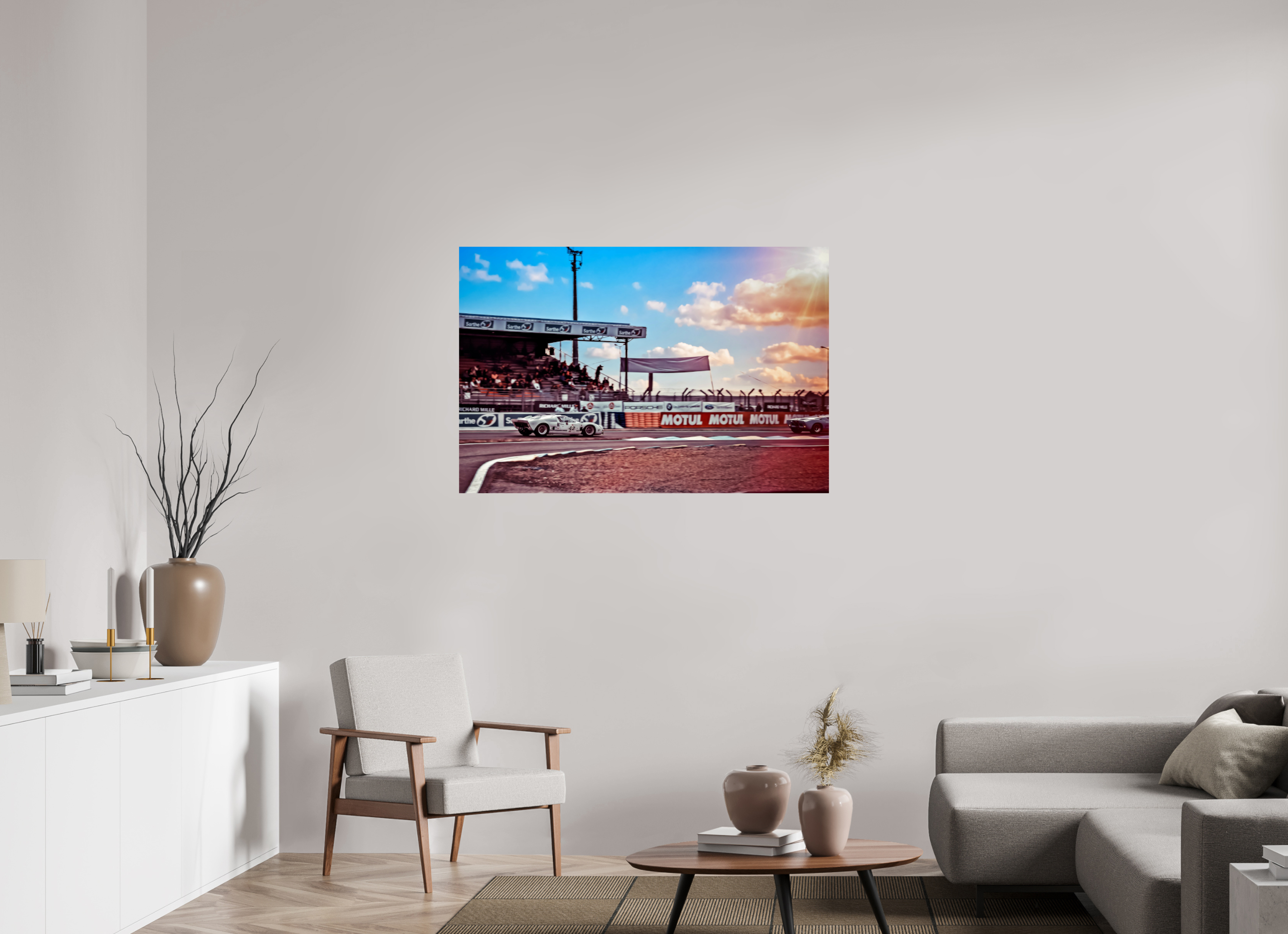 120 x 80 cm, Photo Print On Fuji Crystal DP II Le Mans - Ford GT40