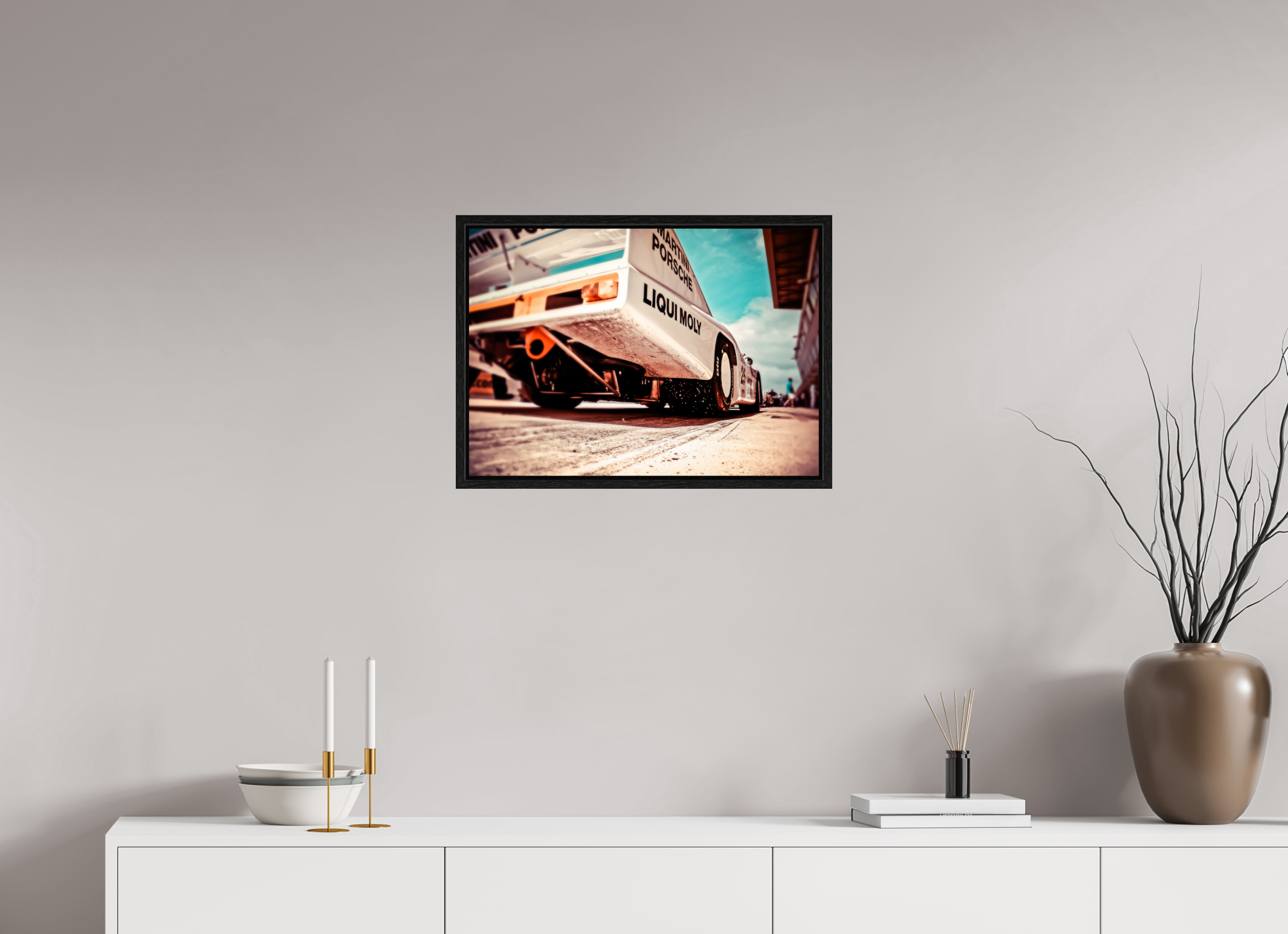 DIN A2 (59,4 x 42 cm), Floater Frame Le Mans 24 Heures du Mans Racing - II