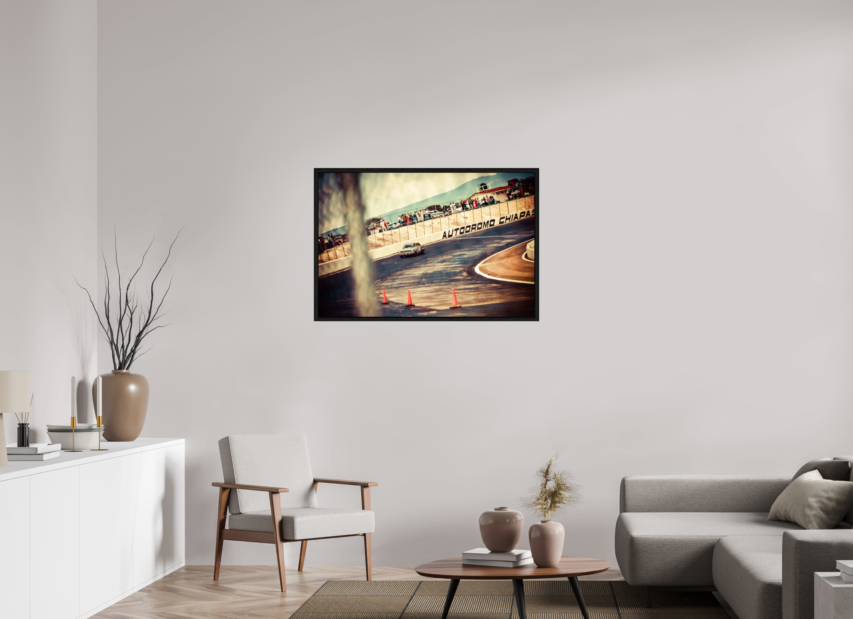 105 x 70 cm, Floater Frame La Carrera Panamerica Mexico