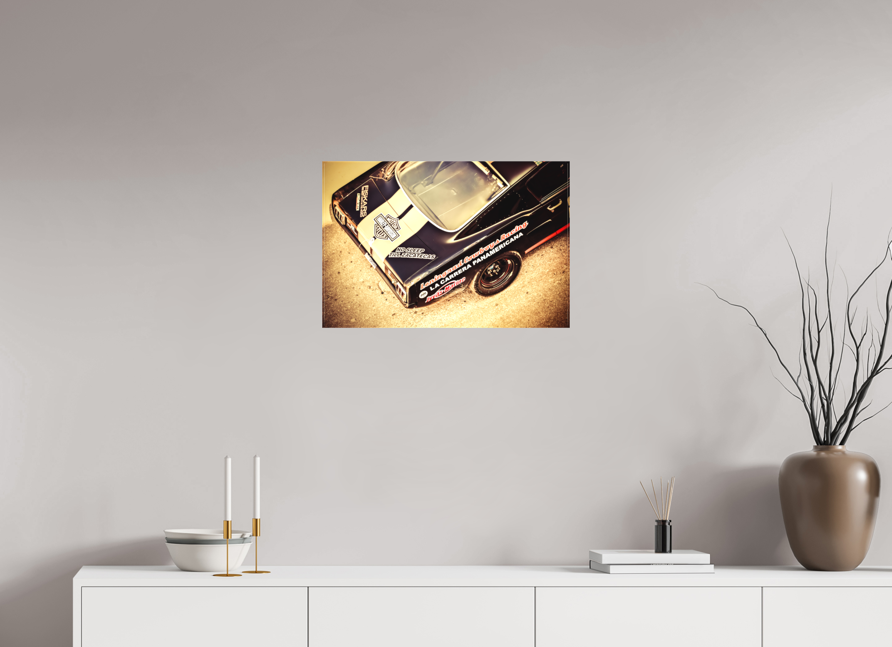 60 x 40 cm, Leinwand matt La Carrera Panamerica Mexico - II