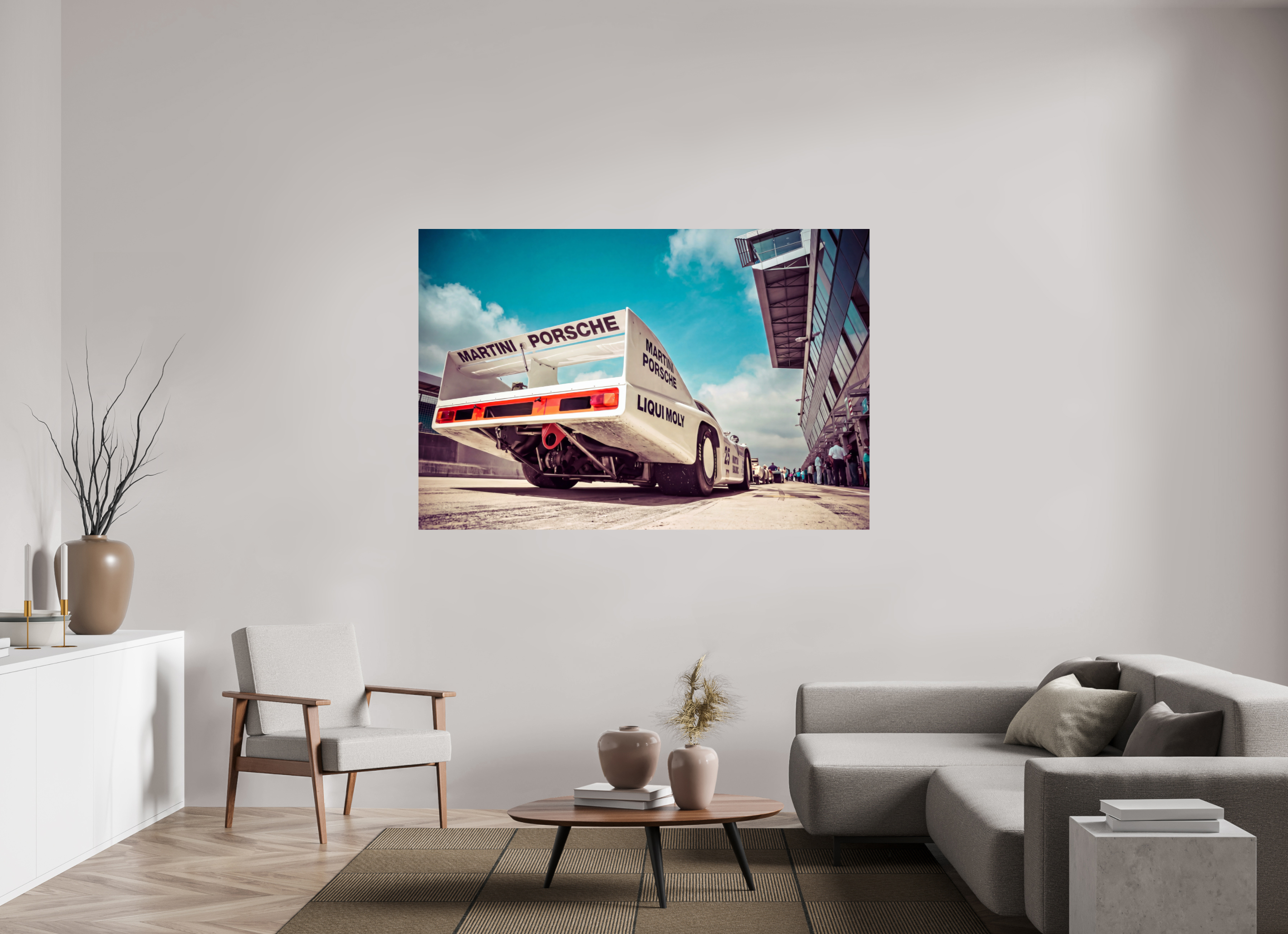 180 x 120 cm, Photo Print On Fuji Crystal DP II Le Mans - Porsche 936