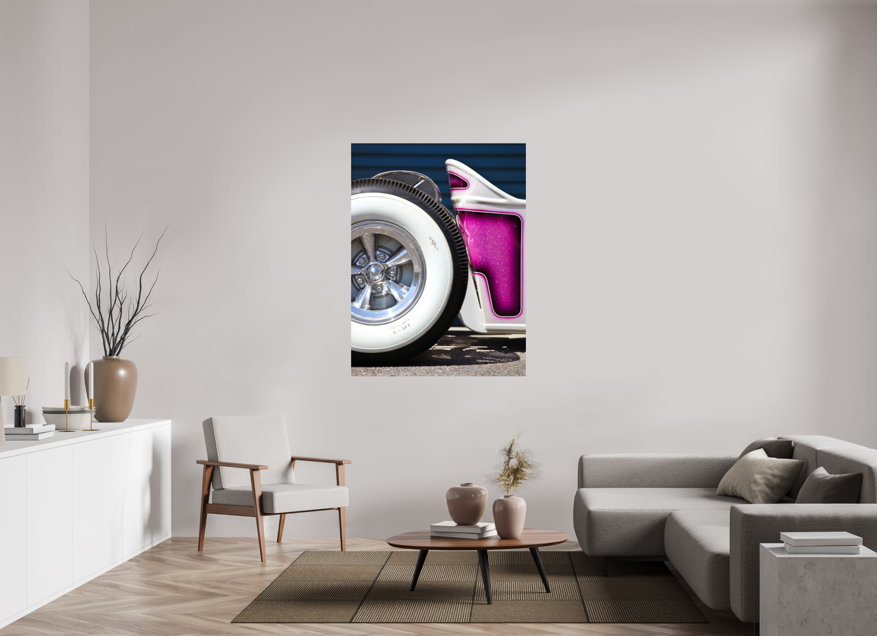 105 x 140 cm, Photo Print On Fuji Crystal DP II Hot Rods: Singapore Sling