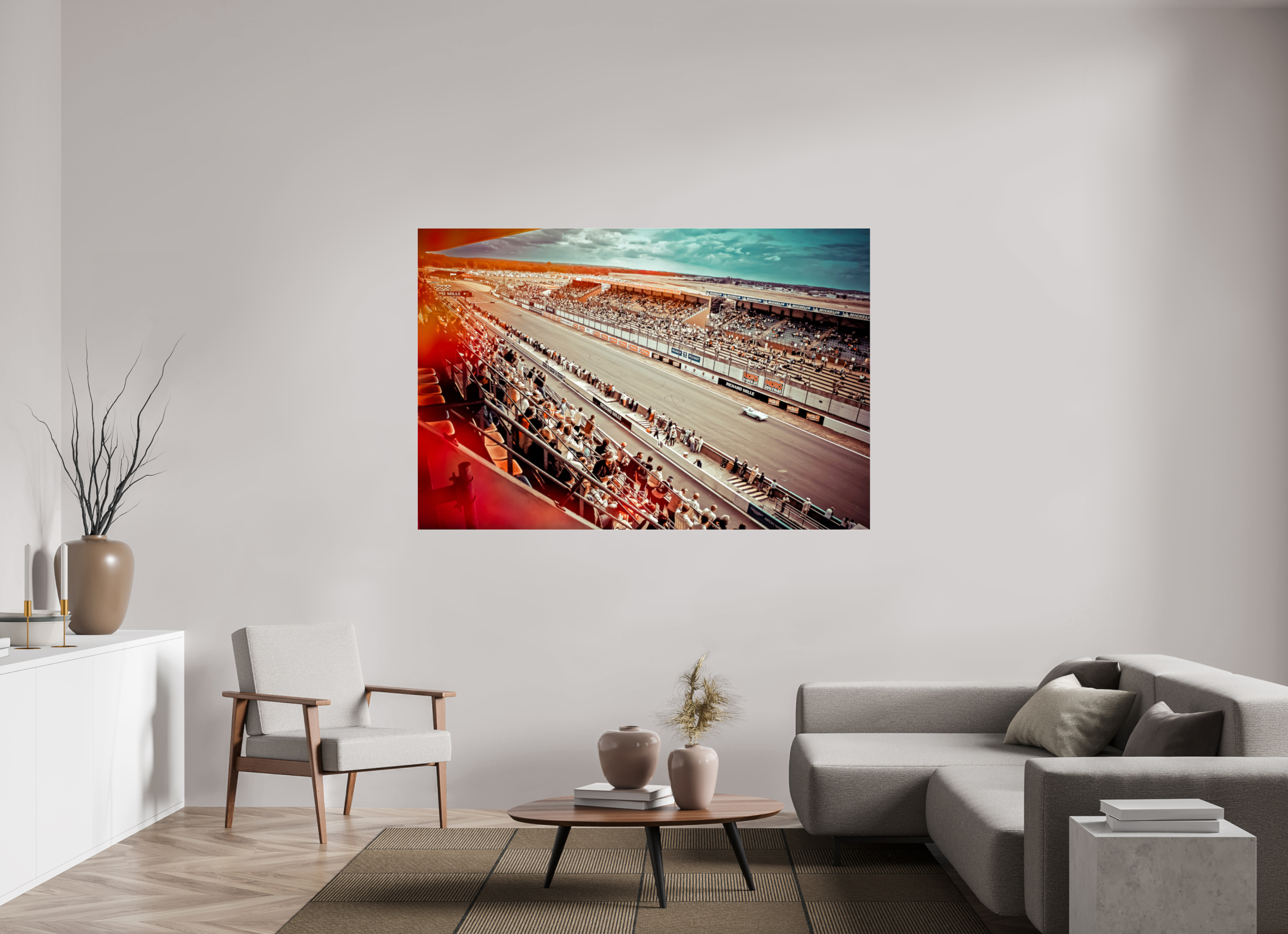 180 x 120 cm, Photo Print Under Acrylic Glass Le Mans - Circuit de la Sarthe