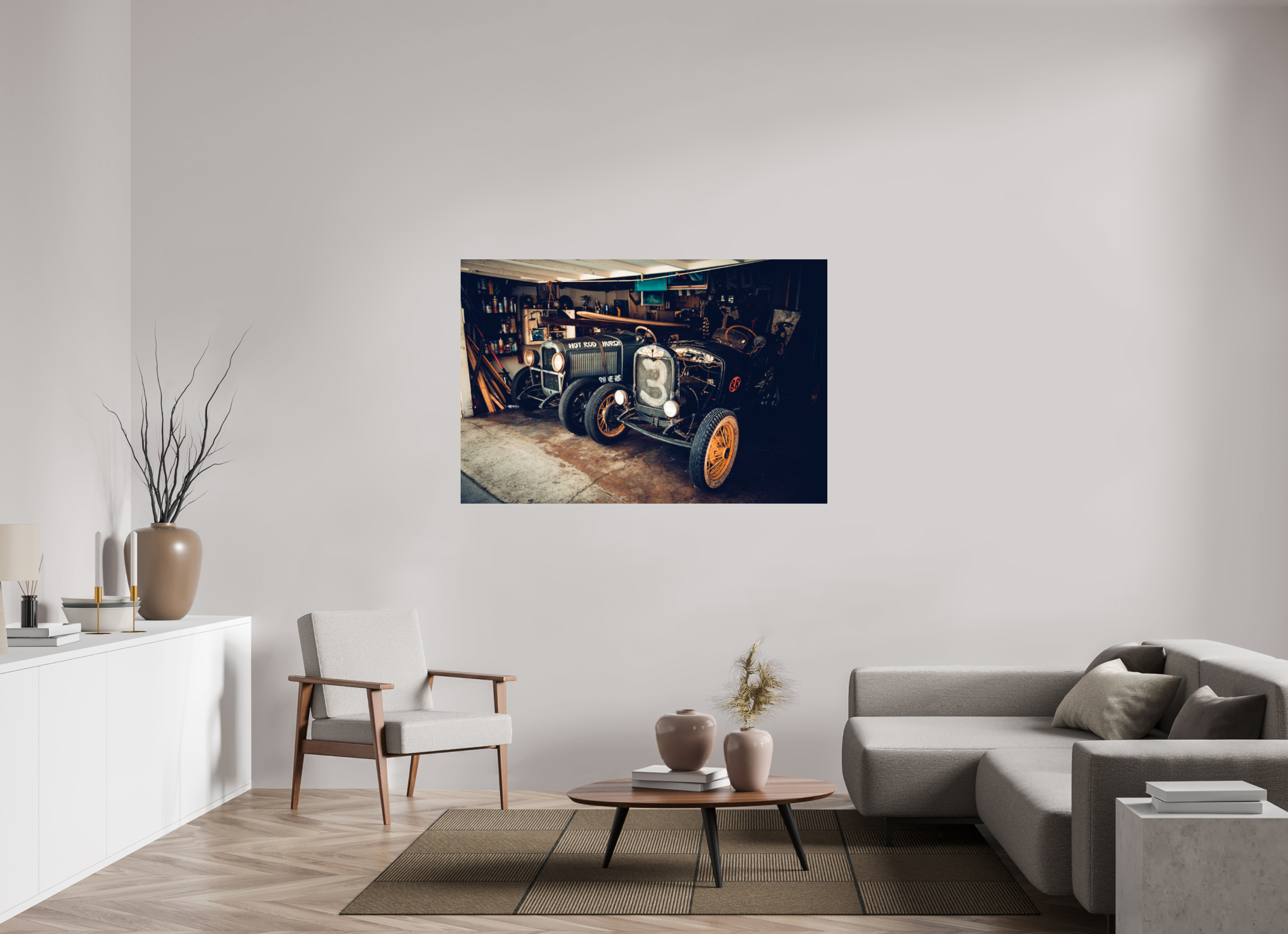 150 x 100 cm, Photo Print On Fuji Crystal DP II New York Garage