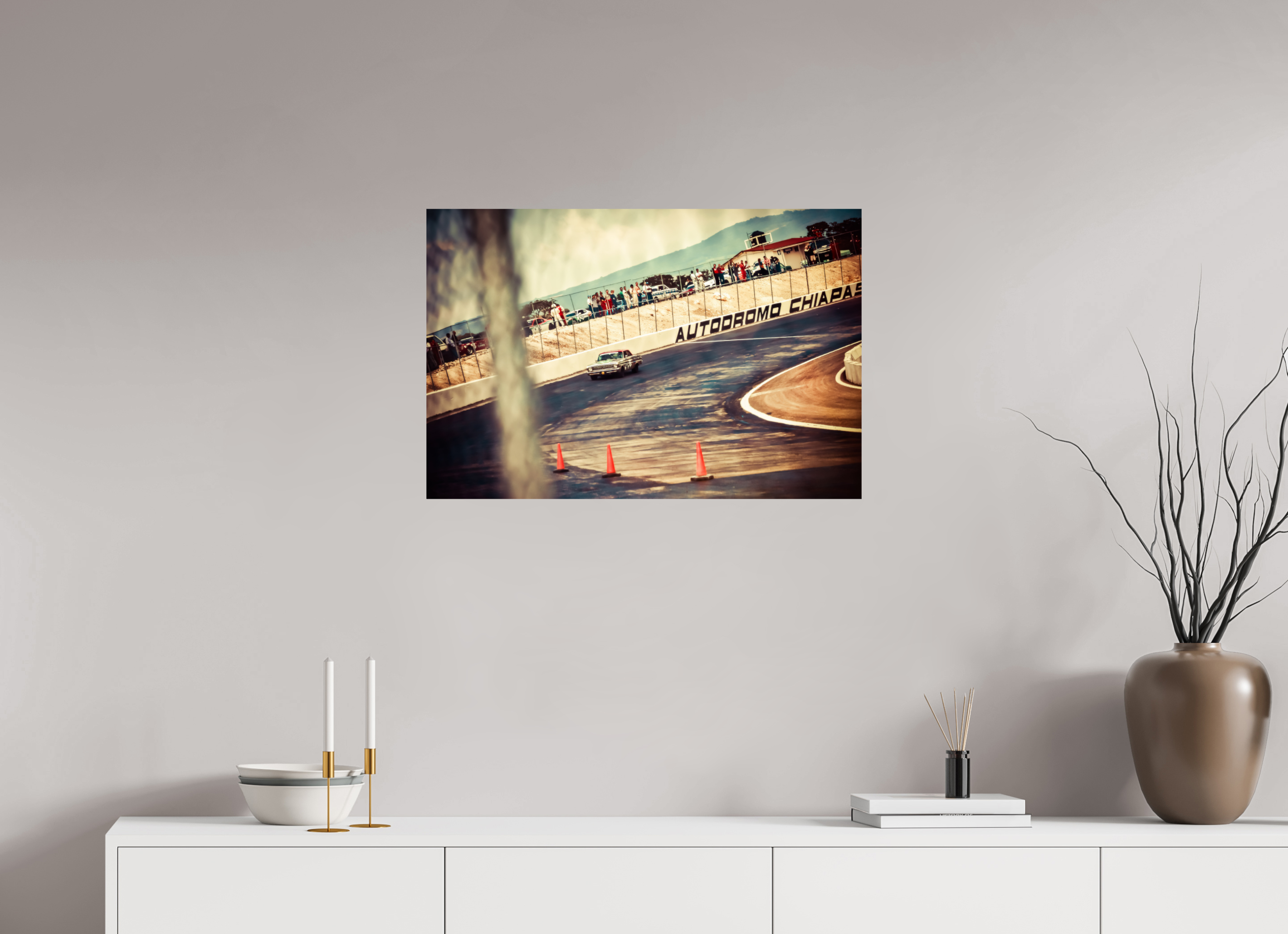 75 x 50 cm, Photo Print On Fuji Crystal DP II La Carrera Panamerica Mexico