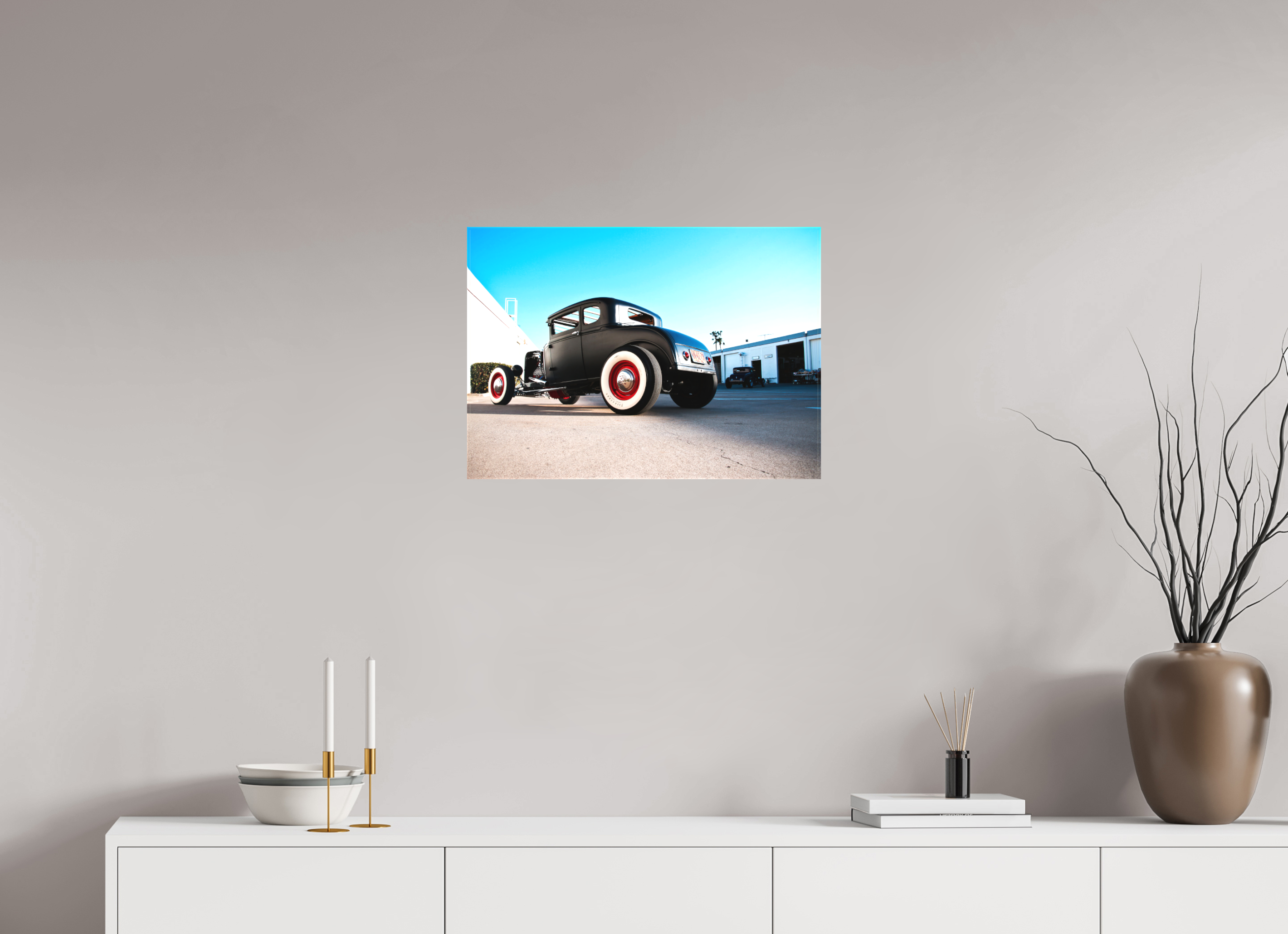 DIN A2 (59,4 x 42 cm), Leinwand matt Hot Rod - The Dynotones