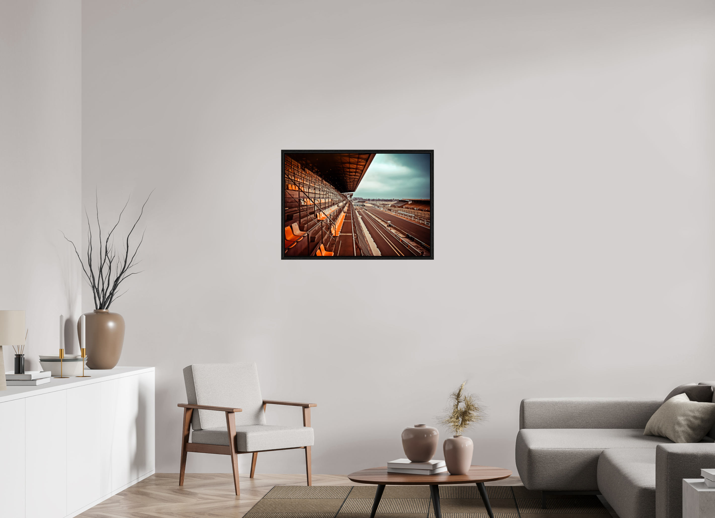 DIN A1 (84,1 x 59,4 cm), Floater Frame Le Mans 24 Heures du Mans Racing - III