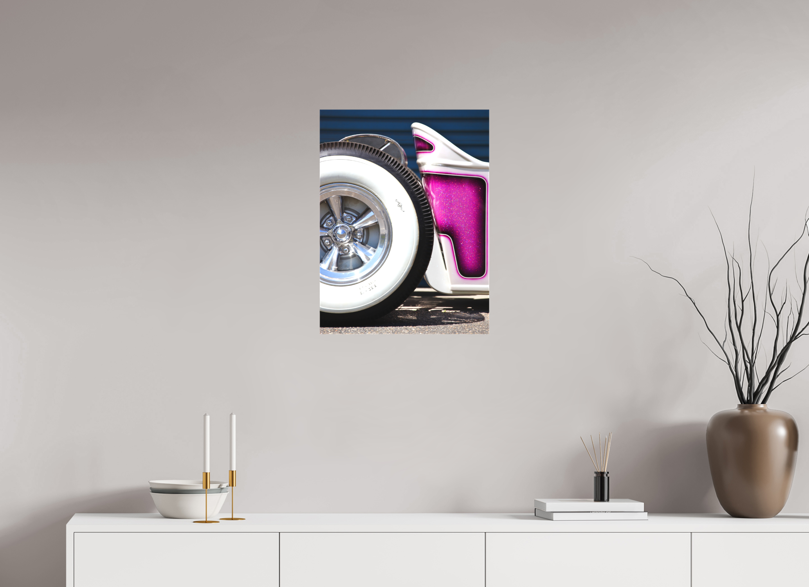 45 x 60 cm, Leinwand matt Hot Rods: Singapore Sling