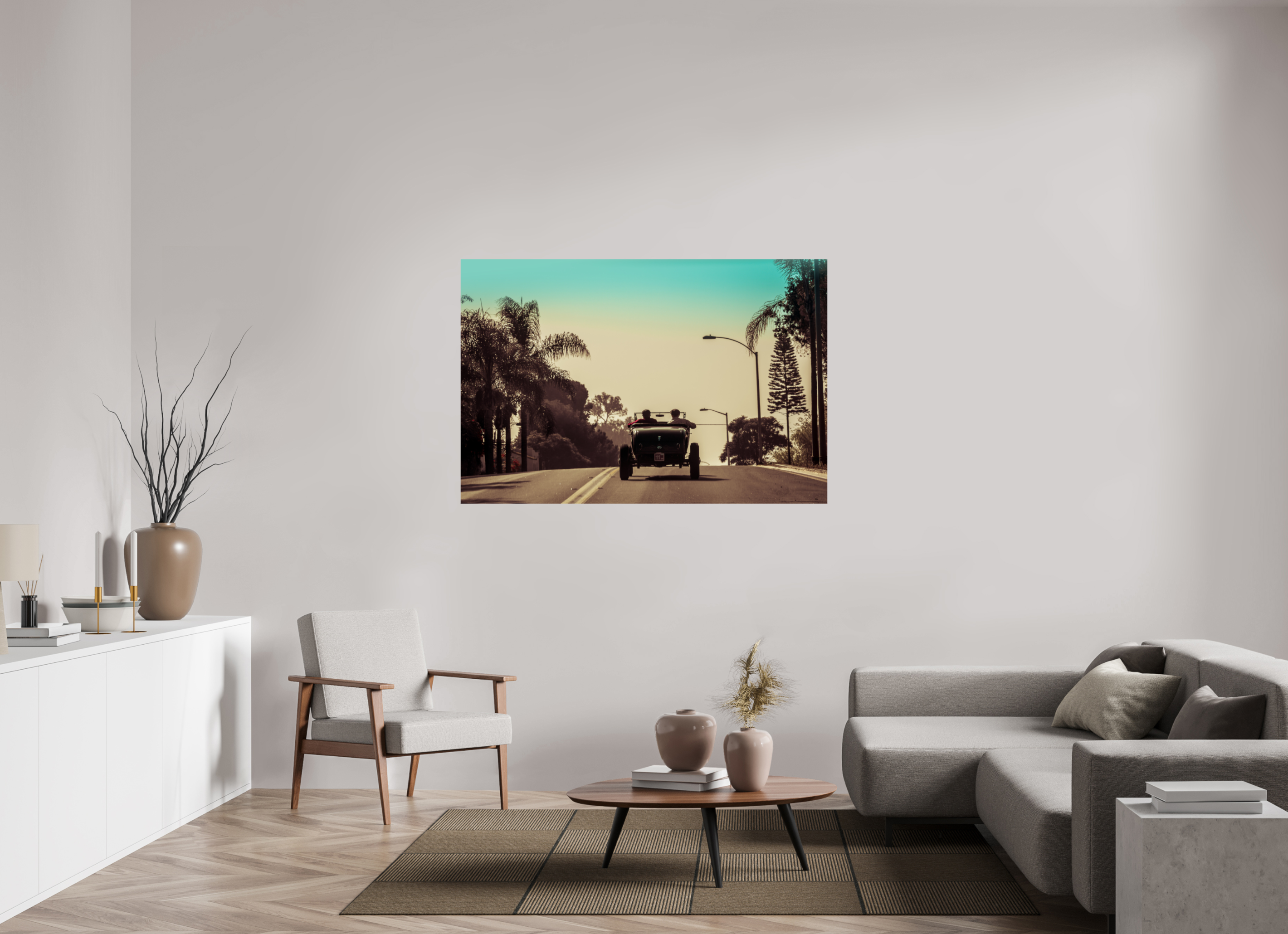 150 x 100 cm, Photo Print On Fuji Crystal DP II Hot Rod Ridin' SoCal