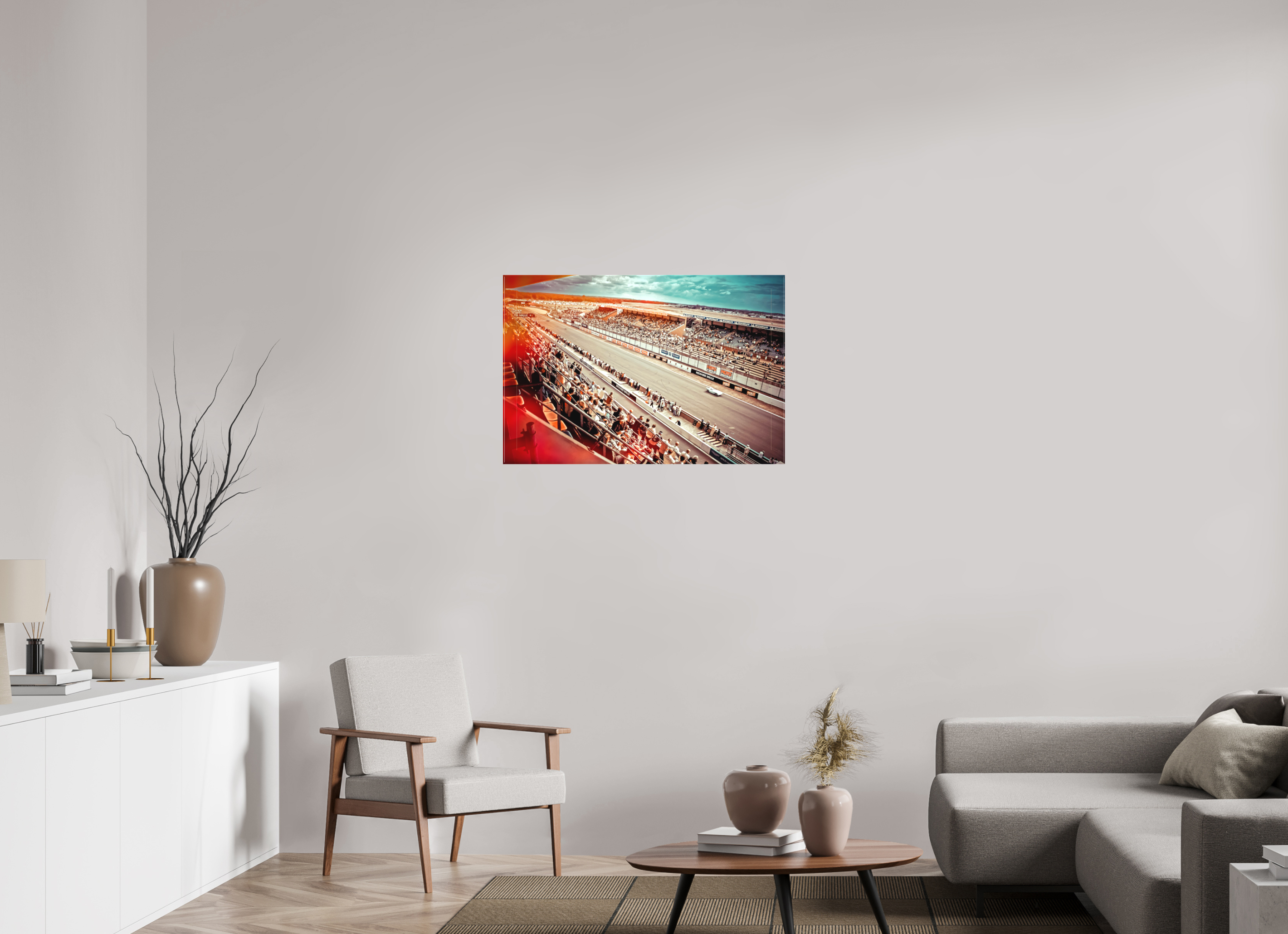 90 x 60 cm, Leinwand matt Le Mans - Circuit de la Sarthe