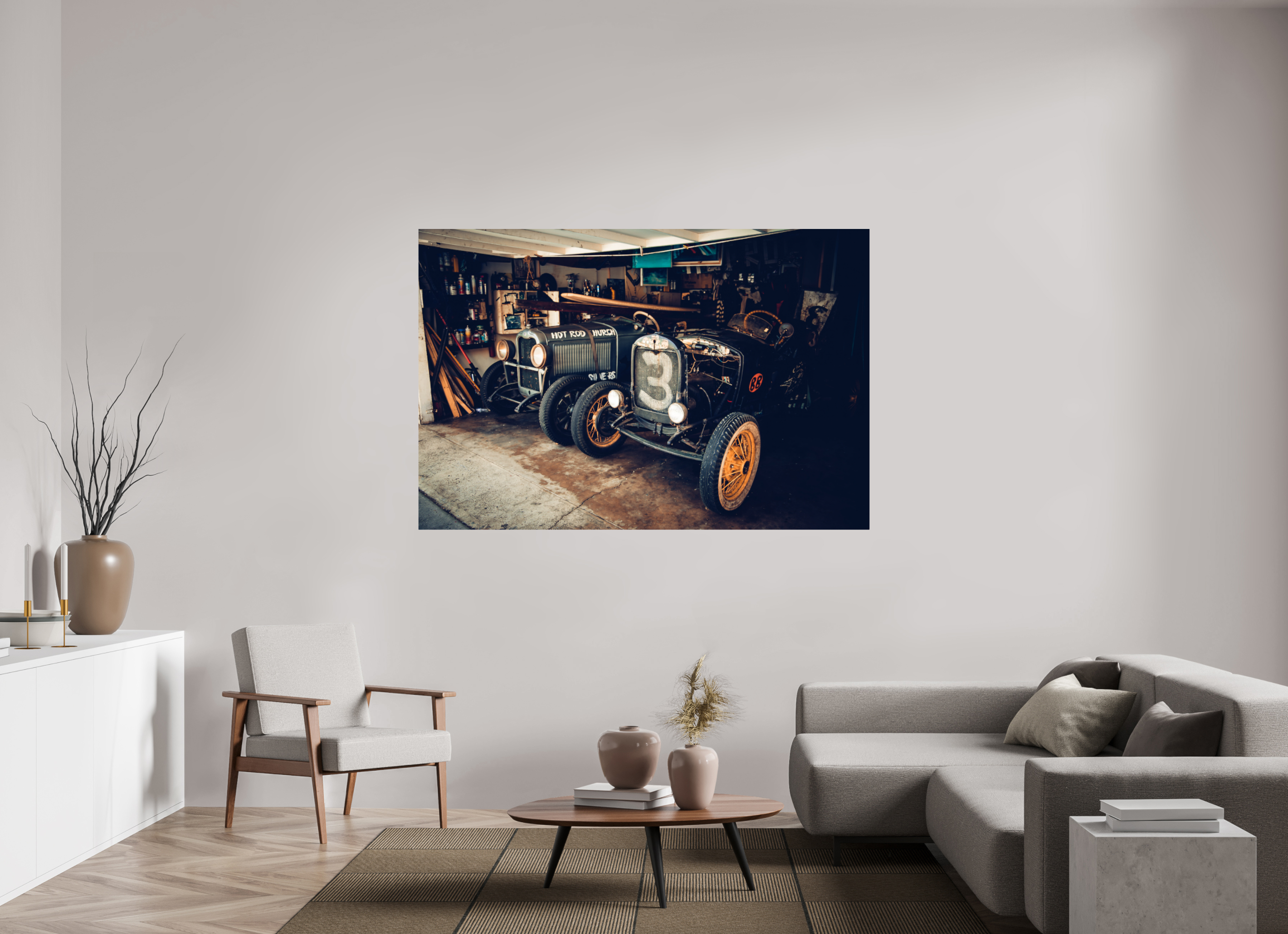 180 x 120 cm, Photo Print On Fuji Crystal DP II New York Garage