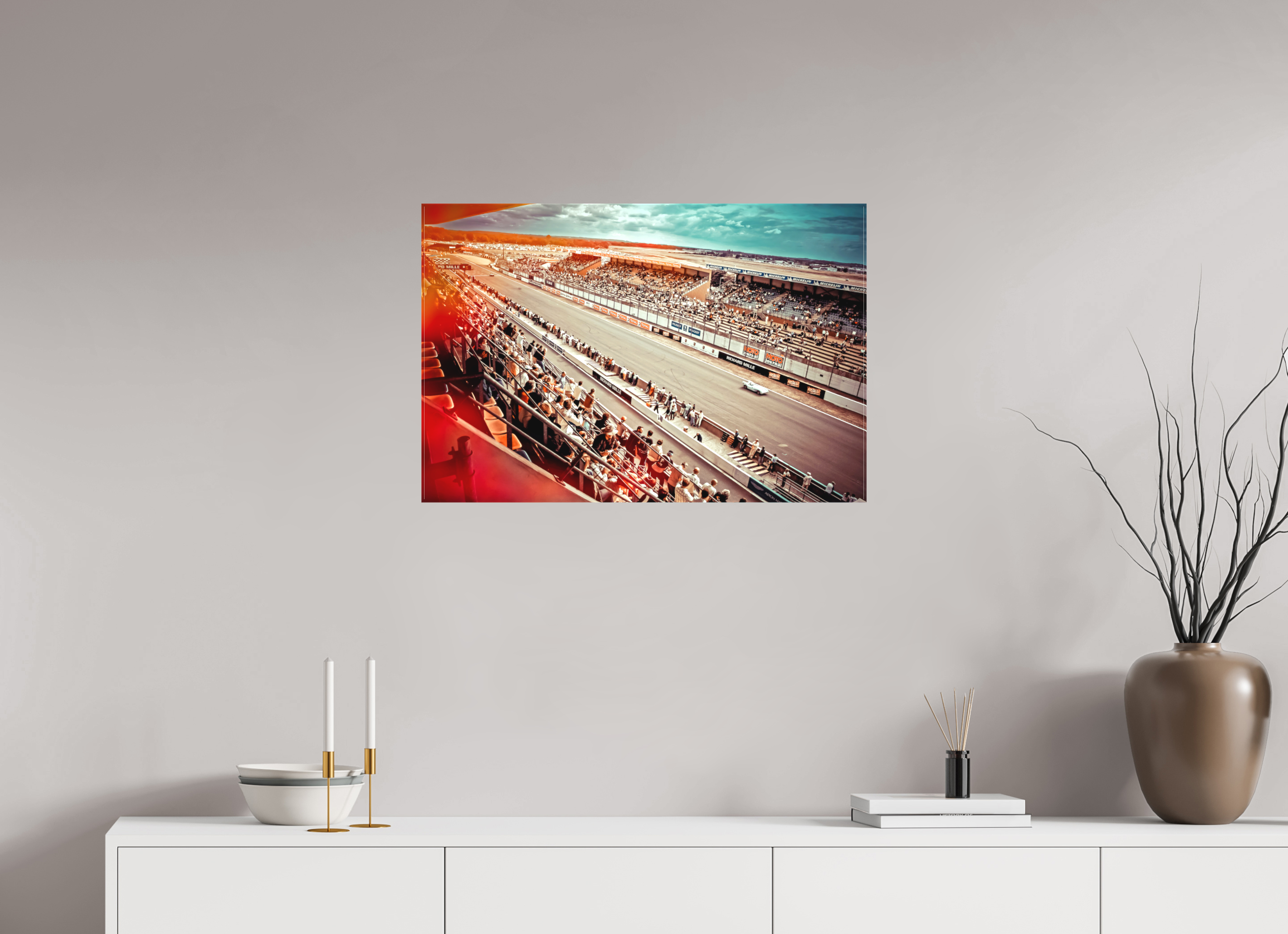 75 x 50 cm, Leinwand matt Le Mans - Circuit de la Sarthe