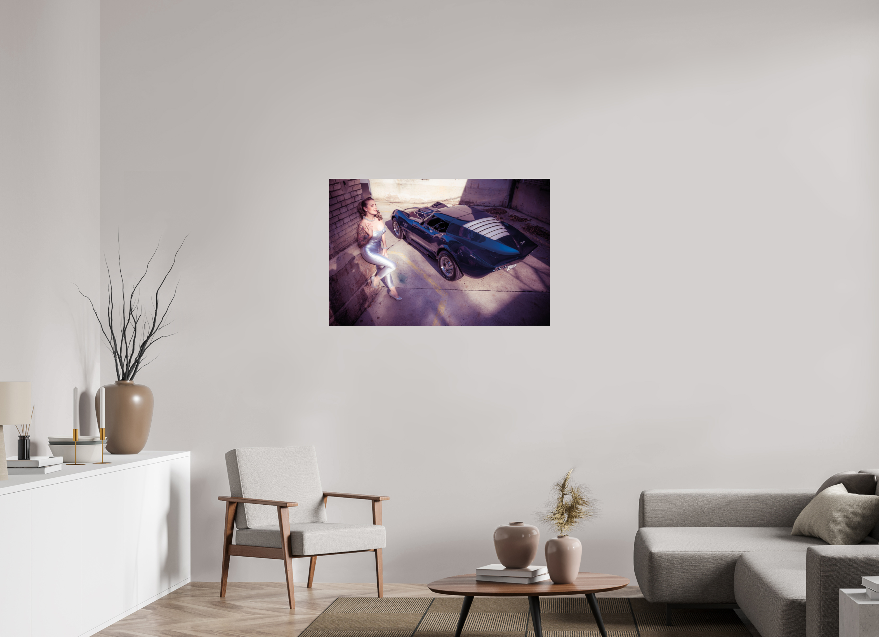 105 x 70 cm, Photo Print On Fuji Crystal DP II Zoe Scarlett Maka Shark II