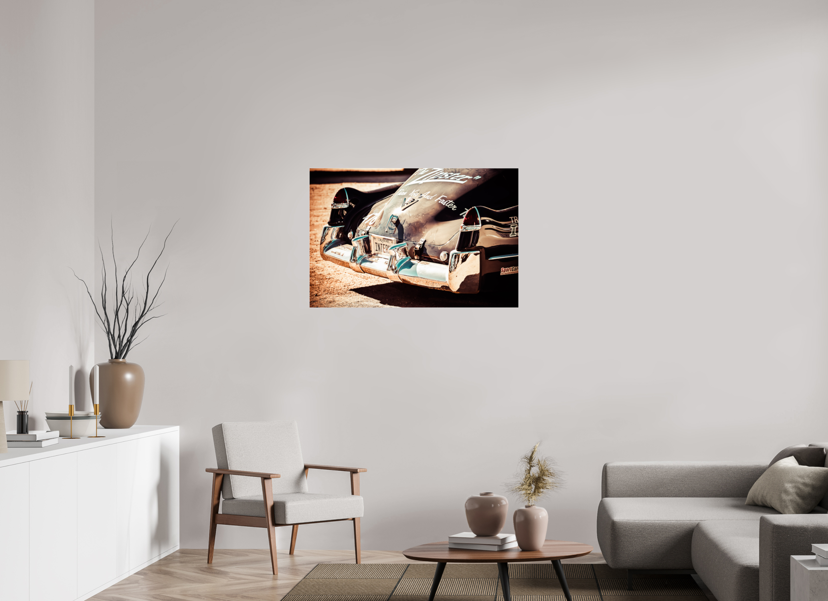 105 x 70 cm, Photo Print Under Acrylic Glass La Carrera Panamerica Mexico - III