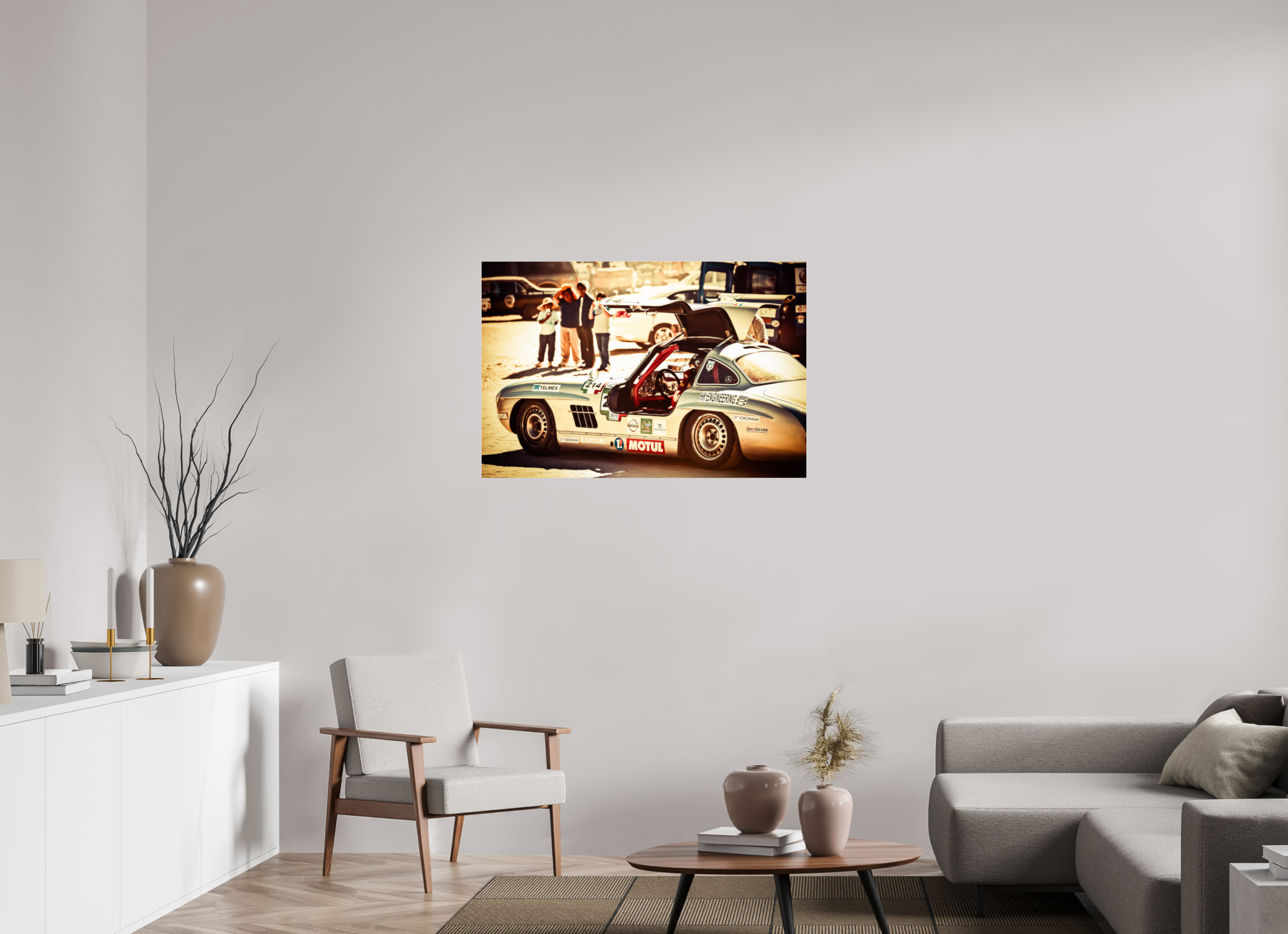 105 x 70 cm, Photo Print Under Acrylic Glass La Carrera Panamerica Mexico - IV