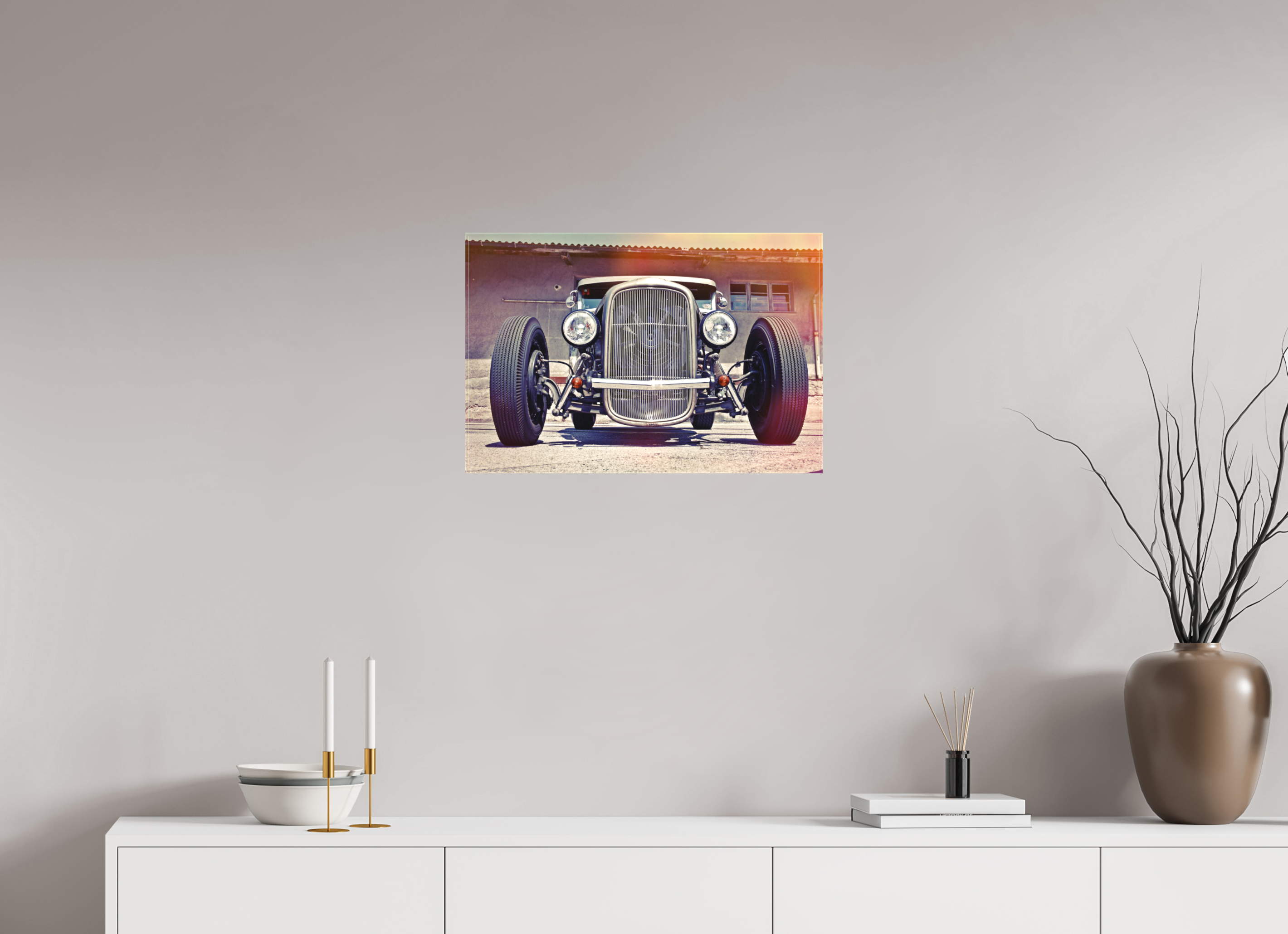 60 x 40 cm, Leinwand matt Jay Jay's Hot Rod