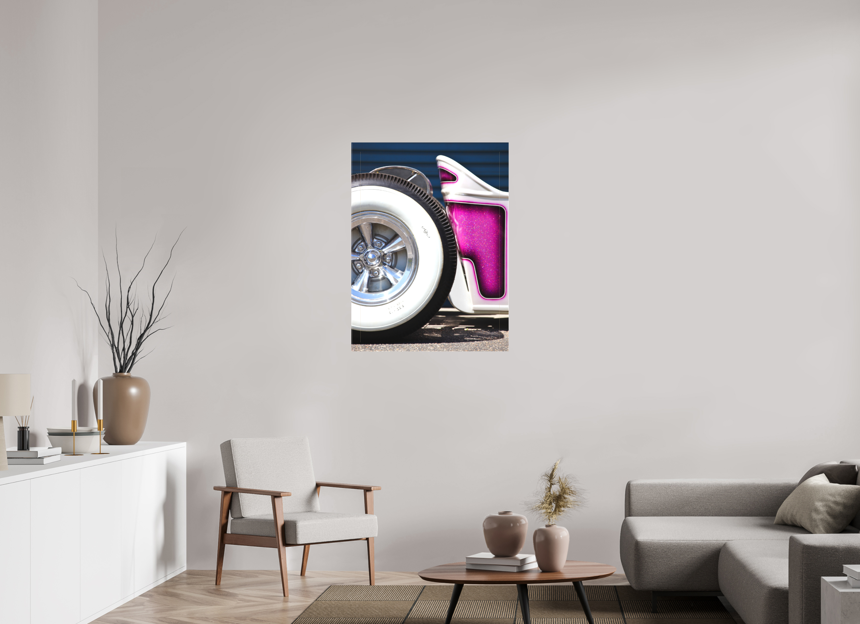 75 x 100 cm, Leinwand matt Hot Rods: Singapore Sling