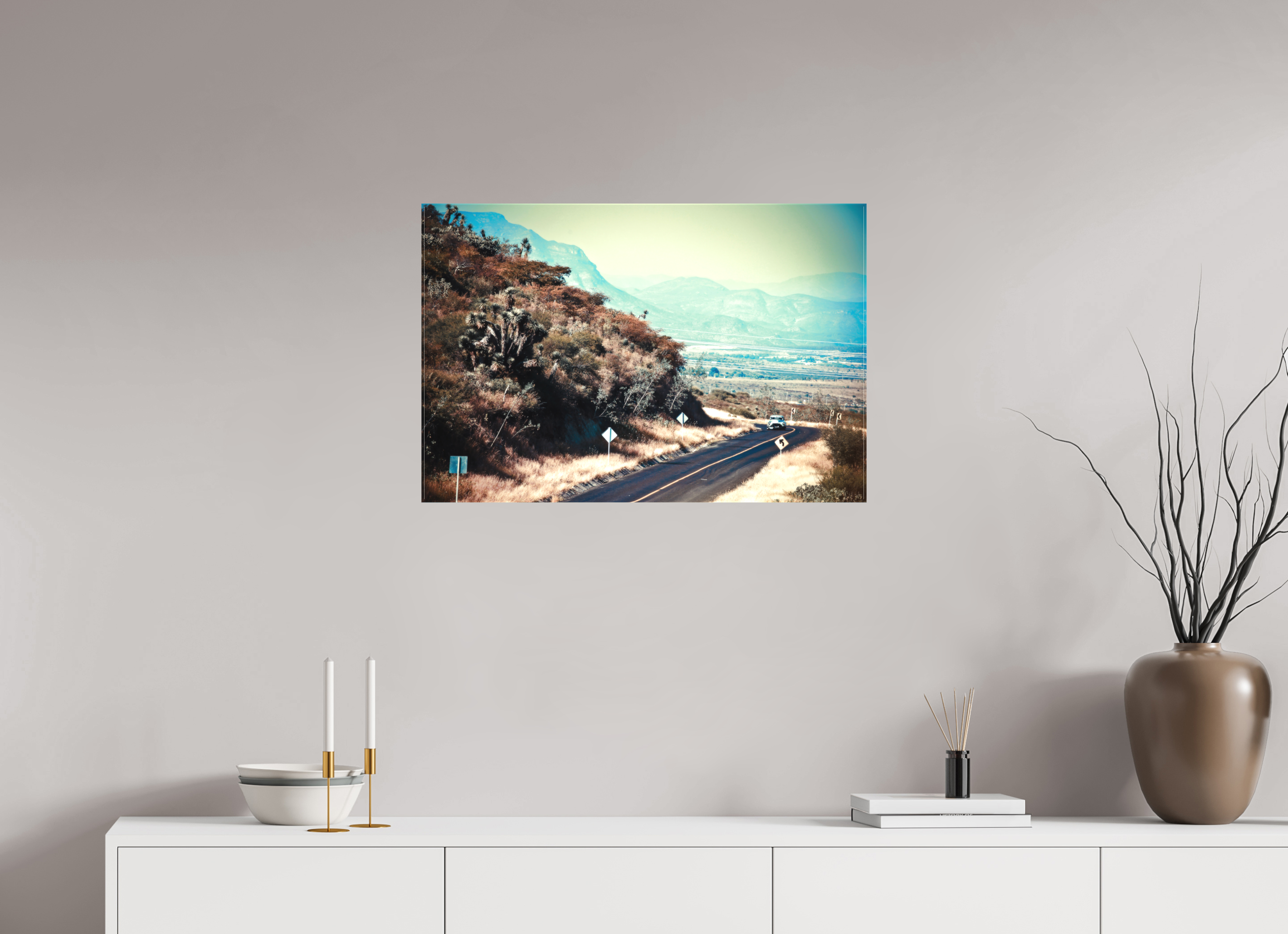 75 x 50 cm, Leinwand matt La Carrera Panamerica Mexico - V