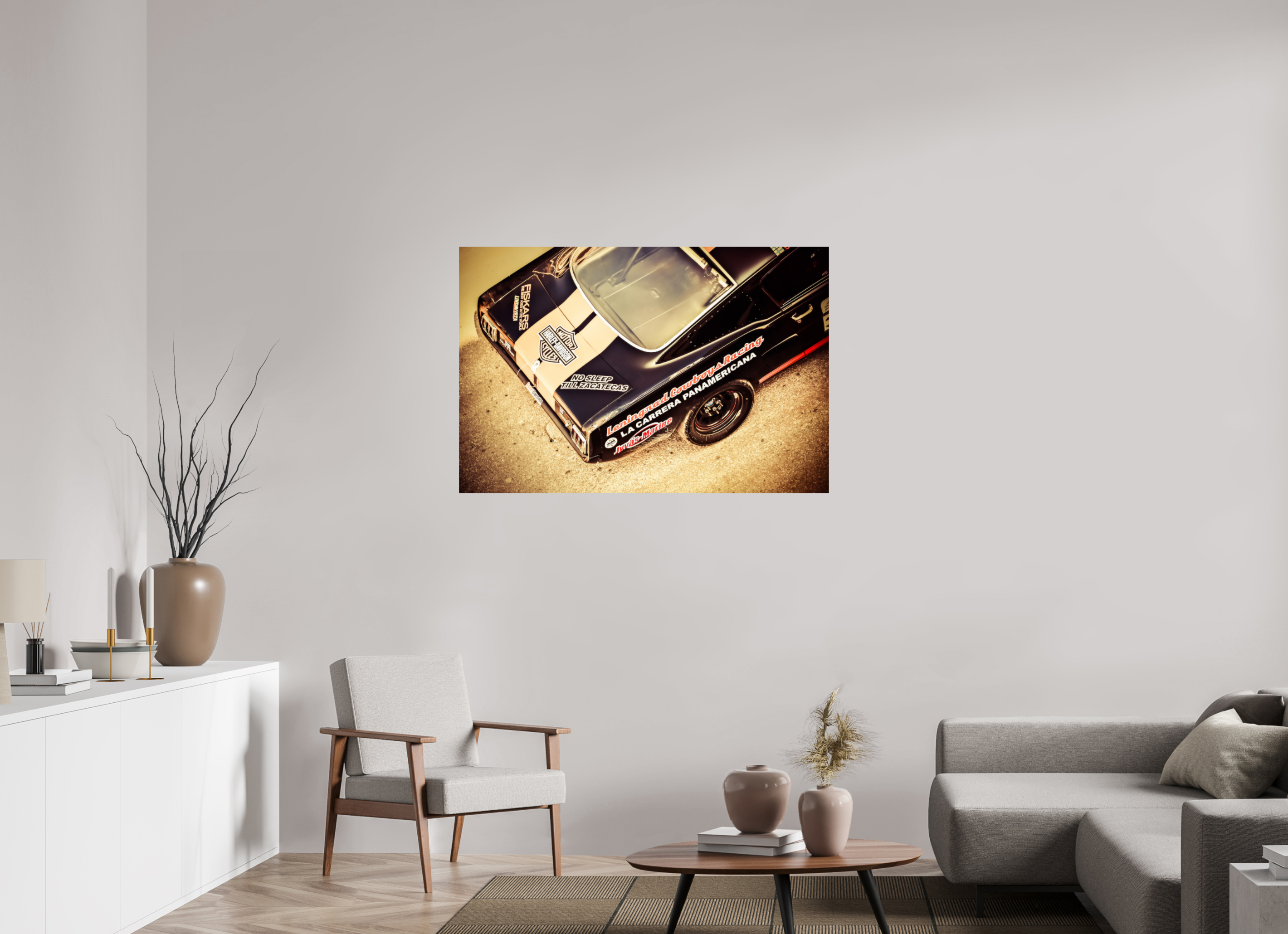 120 x 80 cm, Photo Print On Fuji Crystal DP II La Carrera Panamerica Mexico - II